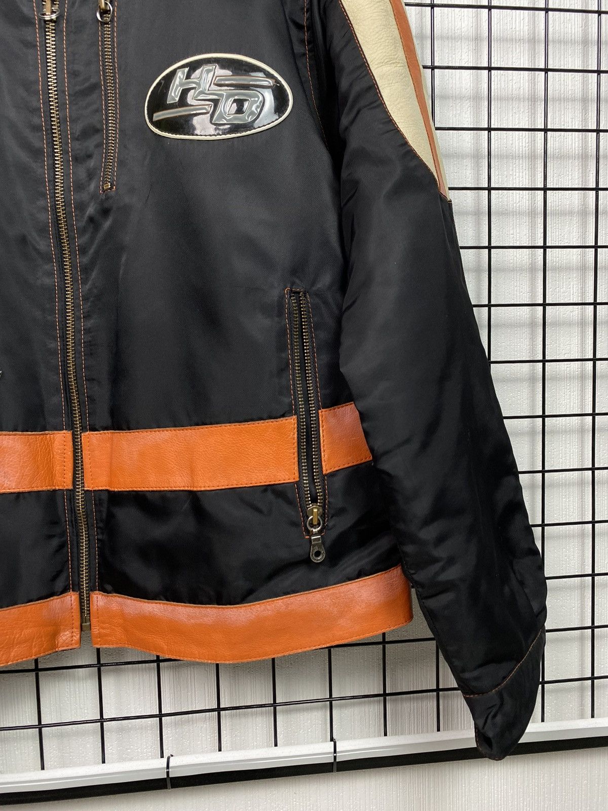 Vintage Harley Davidson Racing Vintage Jacket Bomber Logo Hype Size US L / EU 52-54 / 3 - 6 Thumbnail