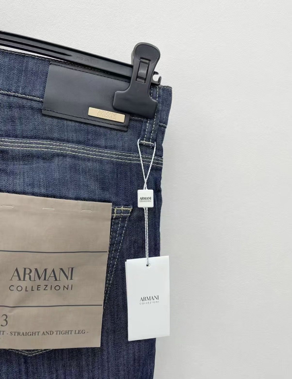 Armani Collezioni ARMANI COLLEZIONI Stretch Jeans with Belt J30 Size US 28 / EU 44 - 7 Thumbnail