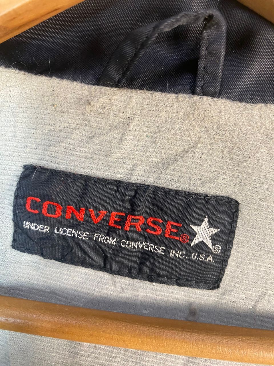 Converse × Vintage Vintage converse nylon snap button jacket Size US L / EU 52-54 / 3 - 5 Thumbnail