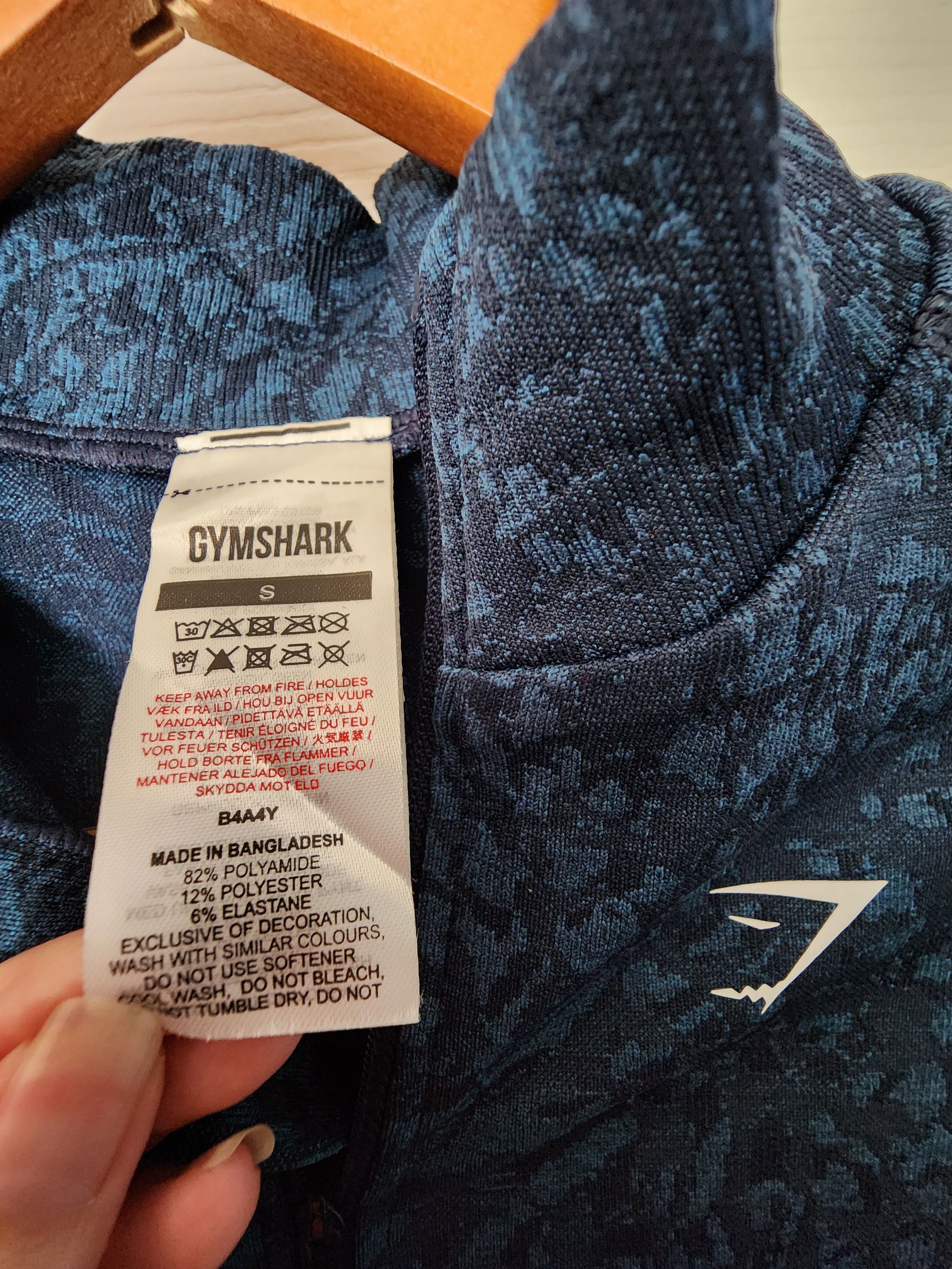 Gymshark NWOT Gymshark Adapt Animal Zip Through - Wild | Navy Small Size S / US 4 / IT 40 - 2 Thumbnail
