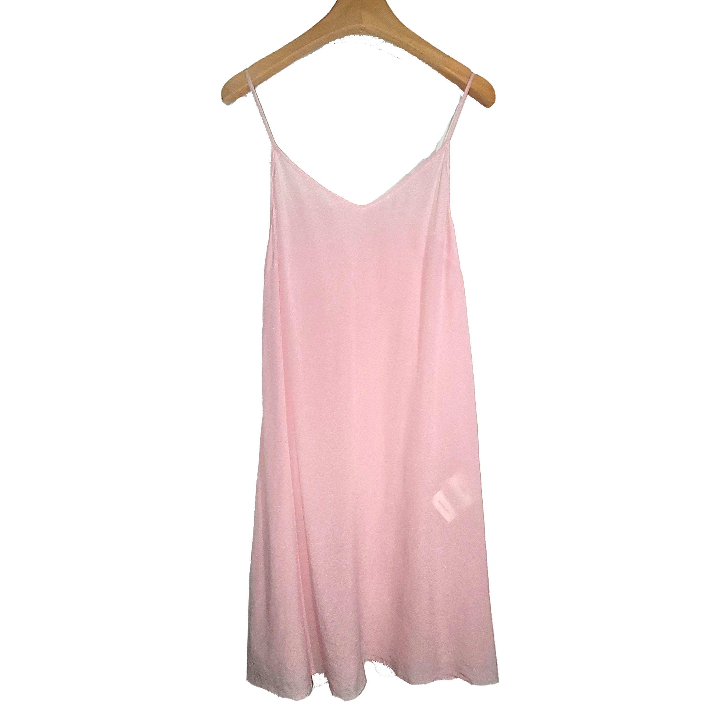 Other Women's Size XXS 100% Silk Spaghetti Strap Slip Dress SAH153 Size XXS / US 00 / IT 34 - 2 Thumbnail
