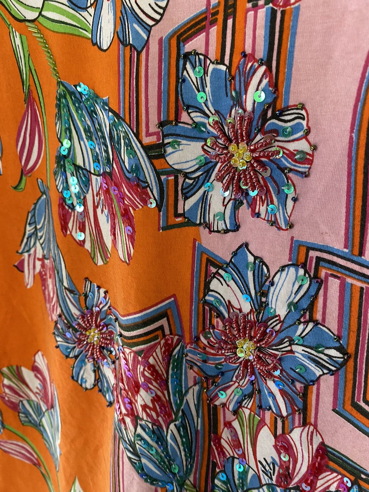 Kenzo × Vintage 2000s Kenzo floral abstract stretch Size S / US 4 / IT 40 - 6 Thumbnail