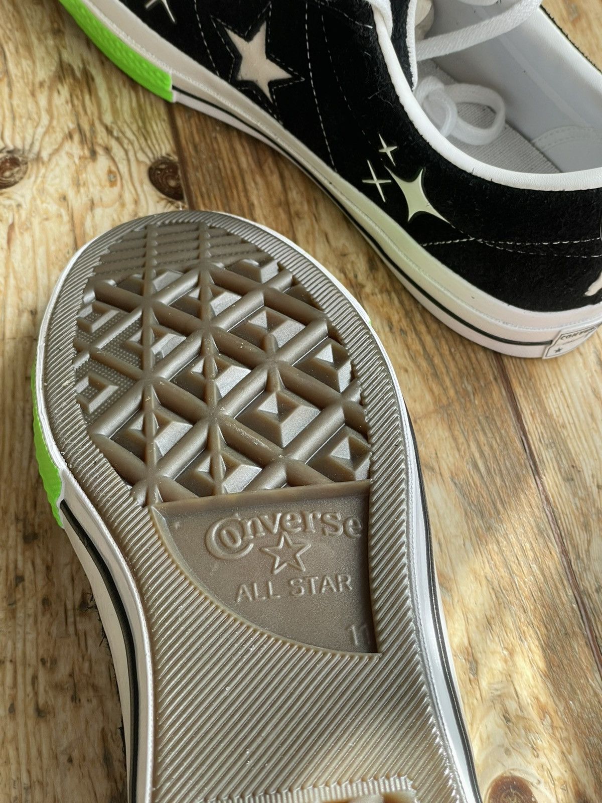 Sad Boys *VERY RARE* Sadboys Yung lean ”Toxic” green converse Size US 10 / EU 43 - 4 Thumbnail
