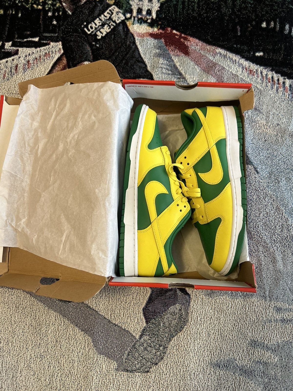 Nike Nike Dunk Low Reverse Brazil Size US 13 / EU 46 - 7 Thumbnail
