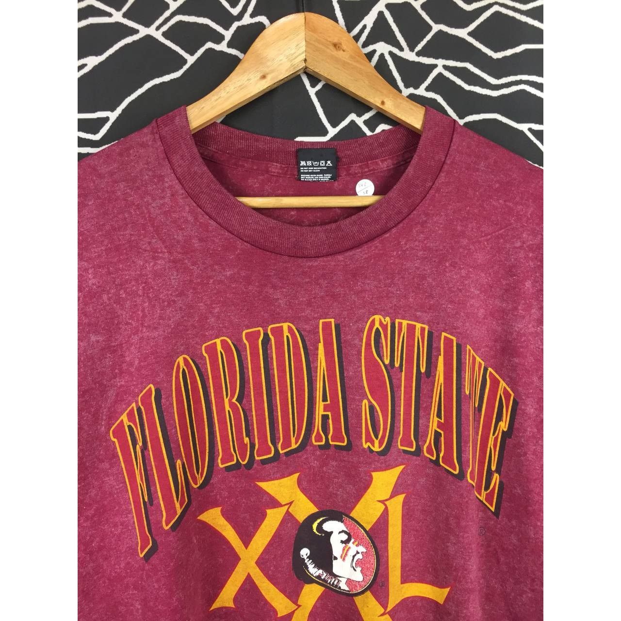 Vintage Vtg 90s Florida State Seminoles Logo Single Stitch Tee Size US XL / EU 56 / 4 - 3 Thumbnail