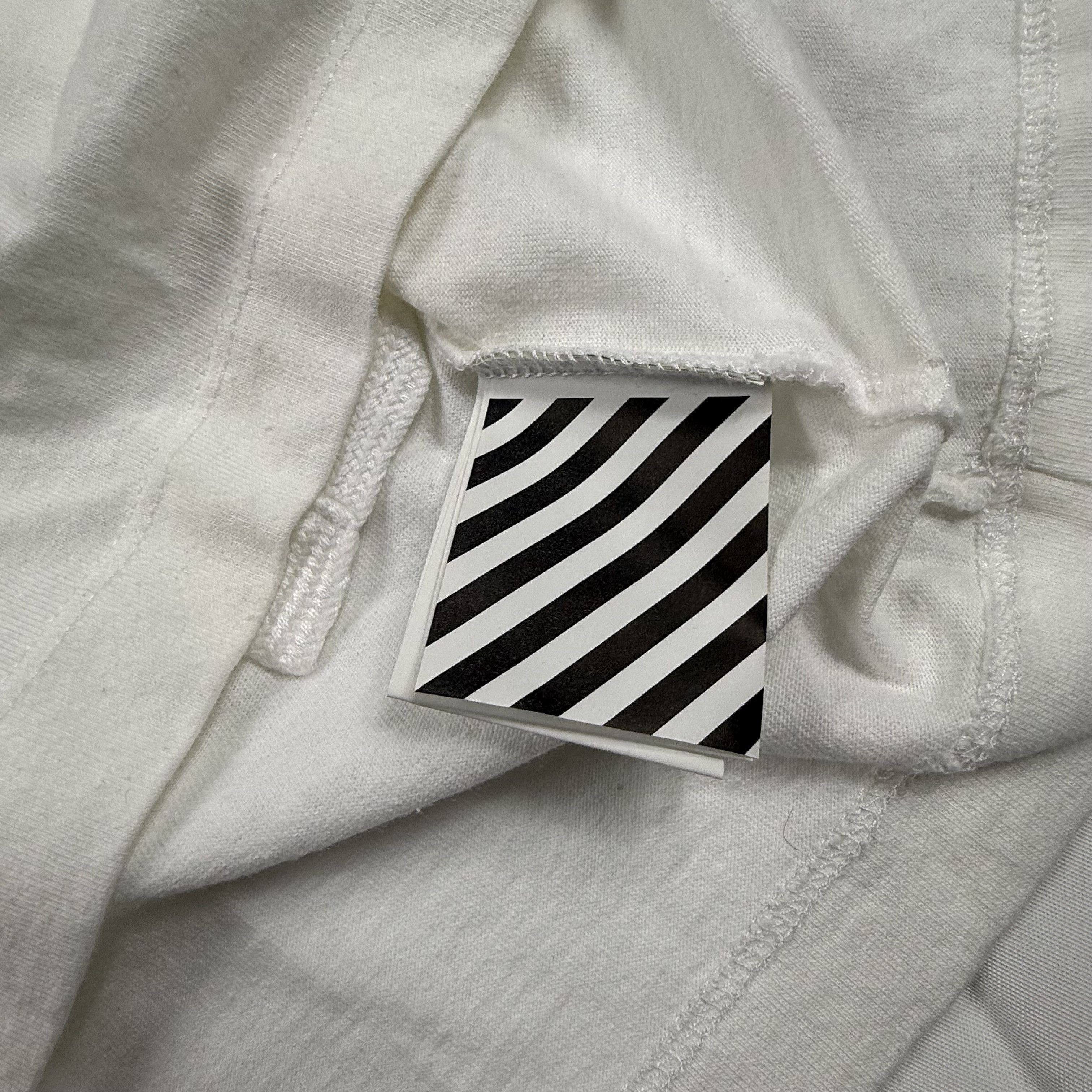 Off-White Off-White Virgil Abloh OFF Logo White Cotton T-Shirt Size US M / EU 48-50 / 2 - 6 Thumbnail