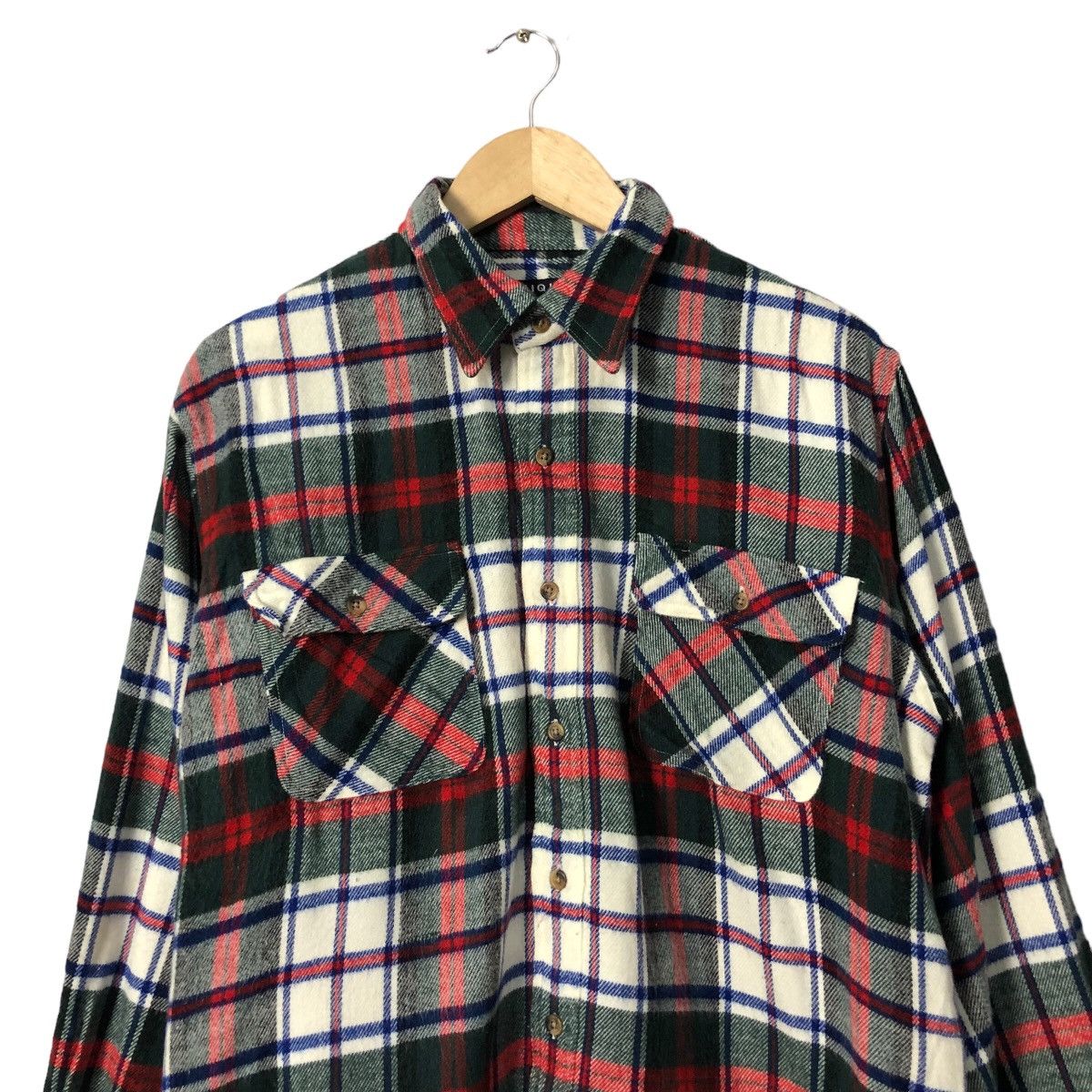 Uniqlo Vintage Uniqlo Button Ups Plaid Jacket Size US L / EU 52-54 / 3 - 4 Thumbnail
