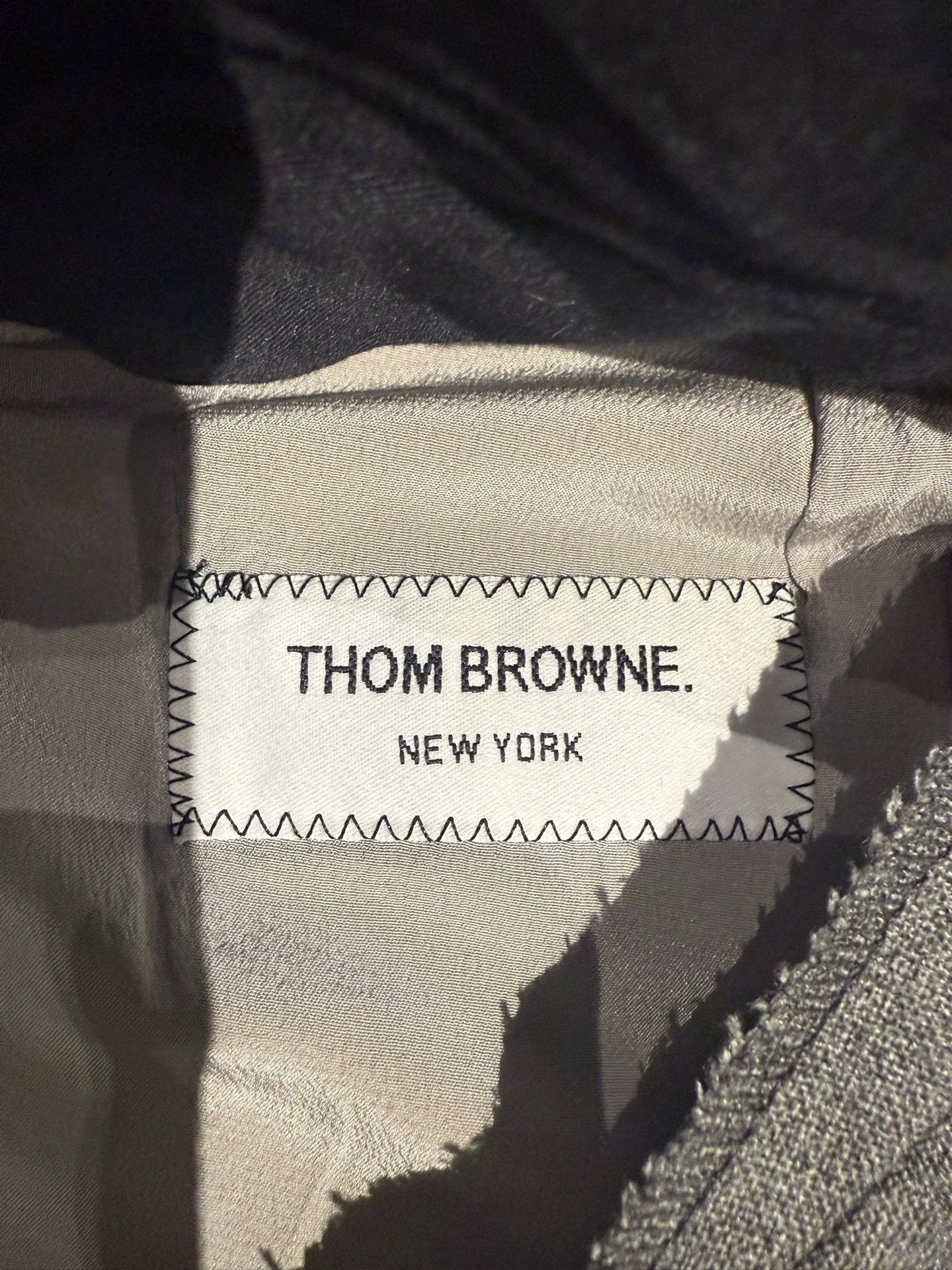 Thom Browne Thom Browne Mid Gray Slim Trousers Size 40 Tricolor Cuffs Size 27" / US 4 / IT 40 - 4 Thumbnail