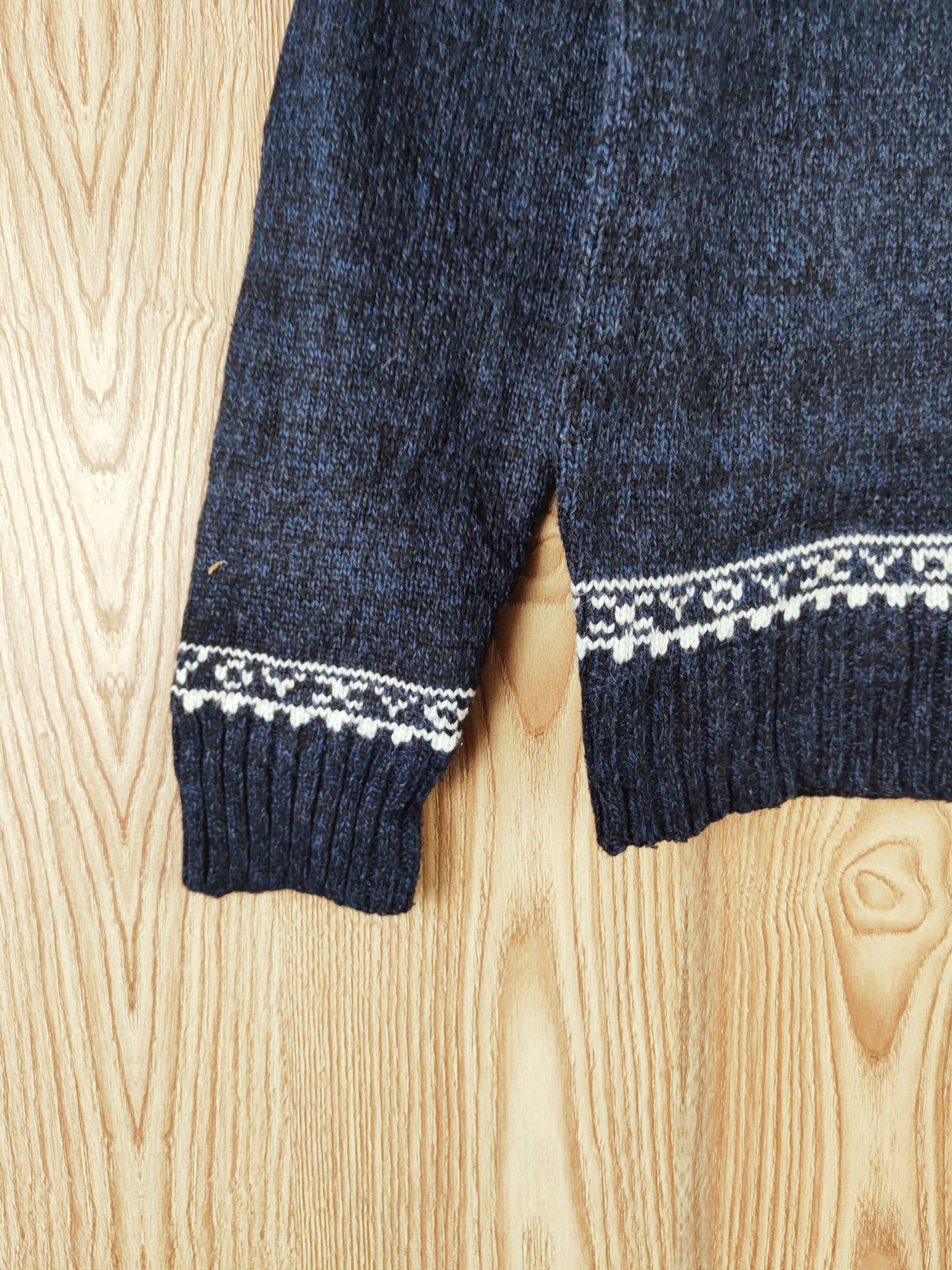 Japanese Brand × Vintage Japanese Brand art design Navy Knitwear Sweaters #W736 Size US S / EU 44-46 / 1 - 4 Thumbnail