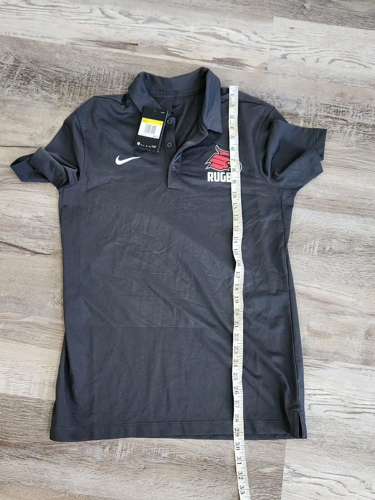 Nike Mens Nike Rugby Shirt Small Illinois State Reggie Redbird Size US M / EU 48-50 / 2 - 5 Thumbnail