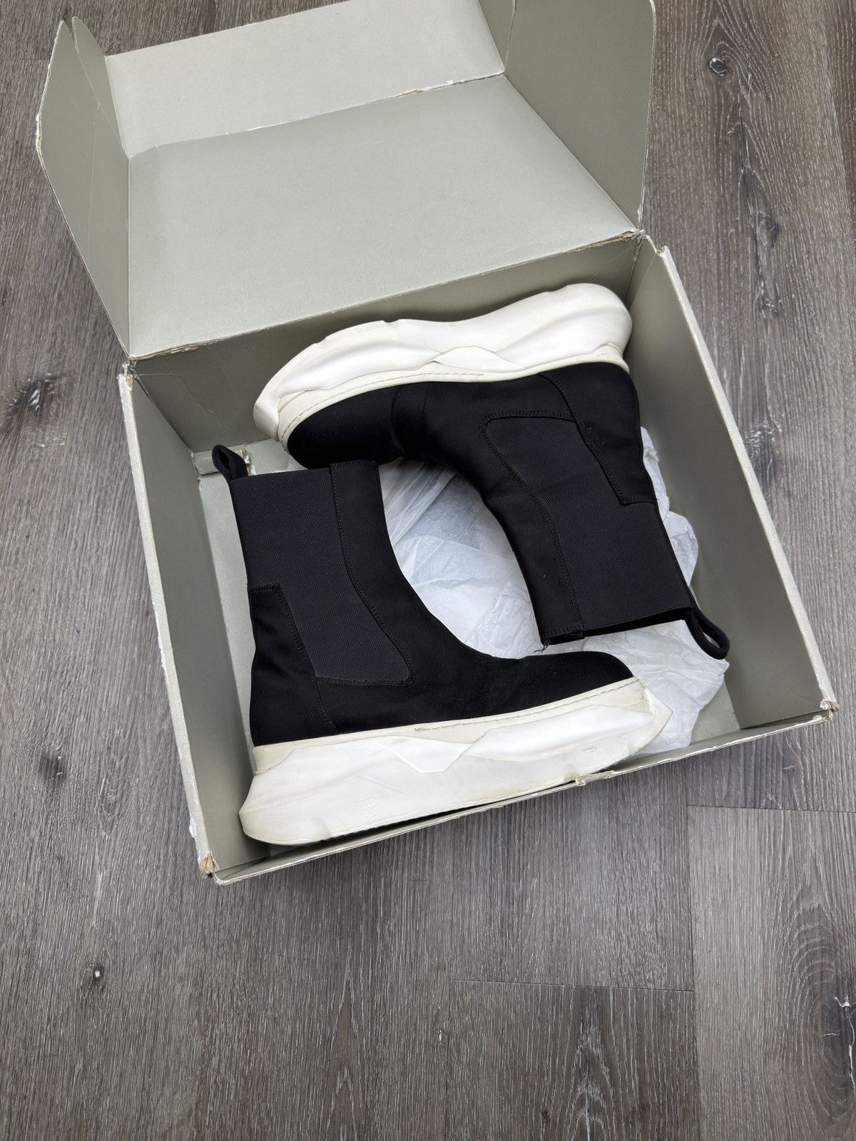 Rick Owens Rick Owens DRKSHDW Gethsemane Beatle Abstract Boot Size US 9 / EU 42 - 14 Thumbnail