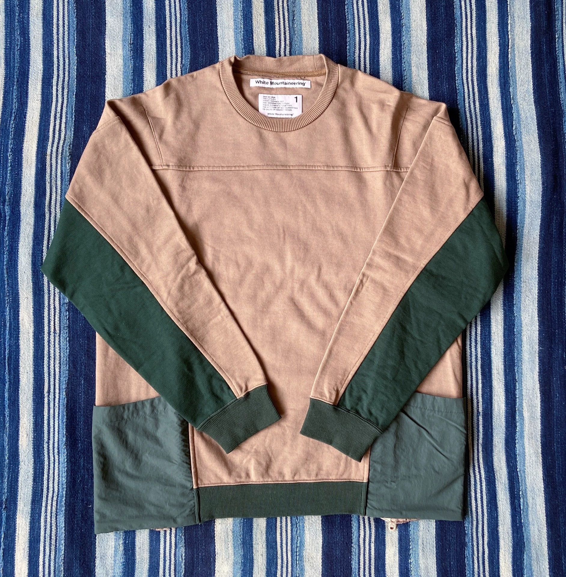 White Mountaineering White Mountaineering Contrasted Crewneck Tech Pockets S1-3 Size US S / EU 44-46 / 1 - 2 Thumbnail