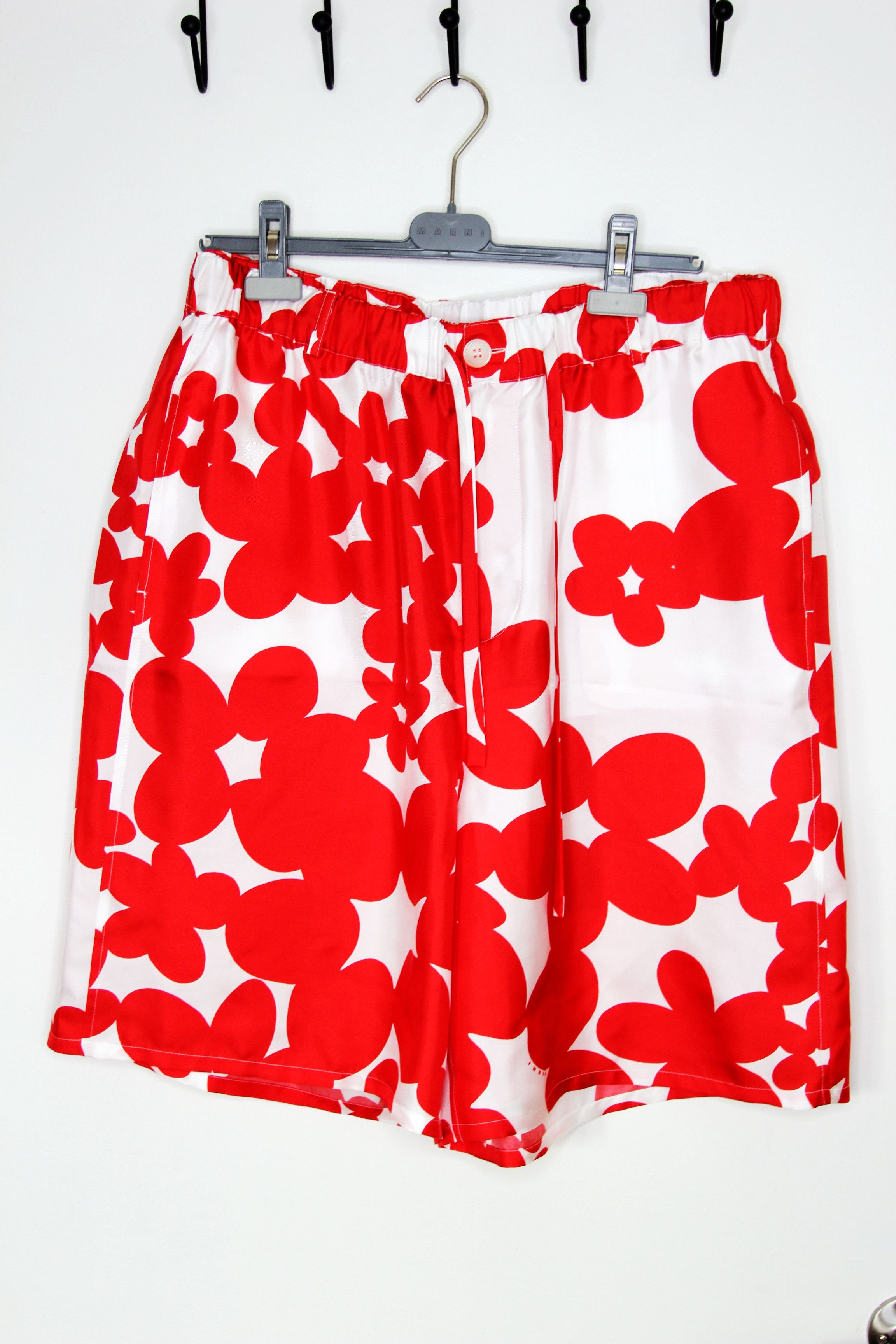 Marni BNWT SS25 MARNI DILLIES SILK TWILL SHORTS 52 Size US 36 / EU 52 - 2 Thumbnail