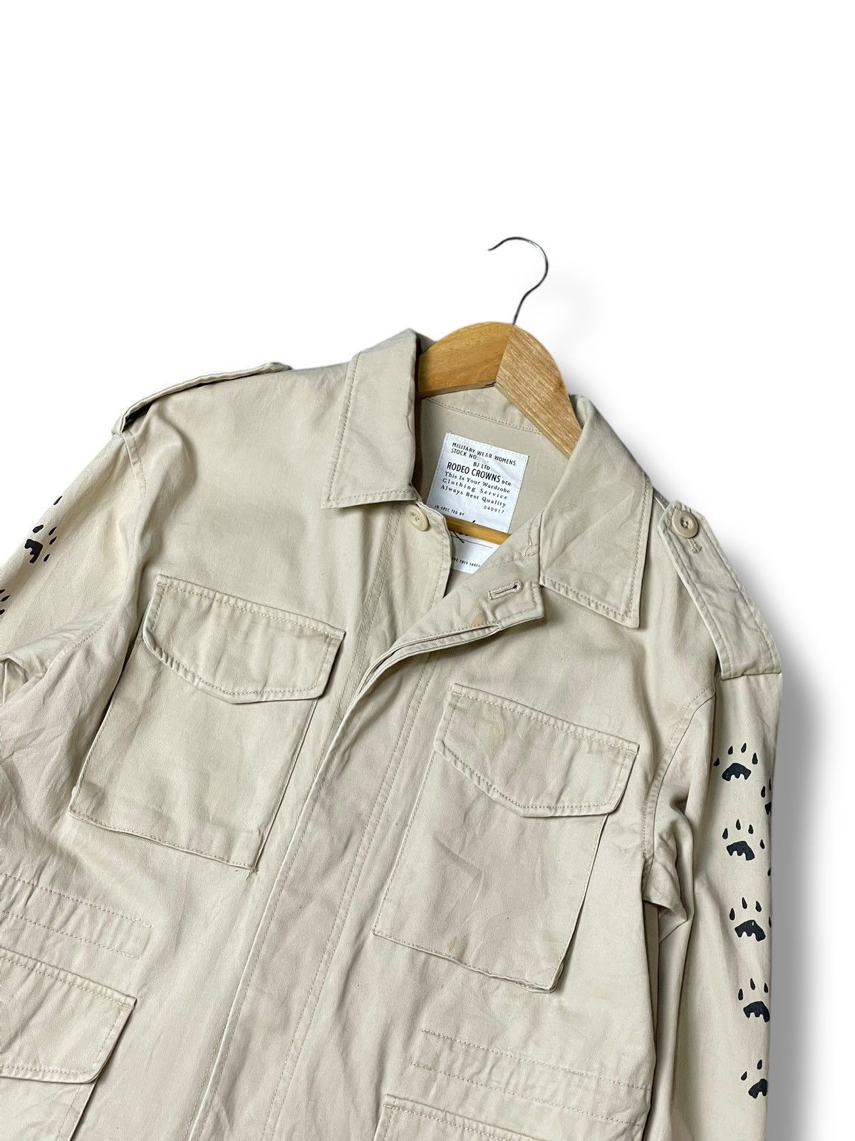 Japanese Brand × Seditionaries × Vintage Vintage RODEO CROWN Backprint Military Jacket (105) Size US XXS / EU 40 - 2 Thumbnail