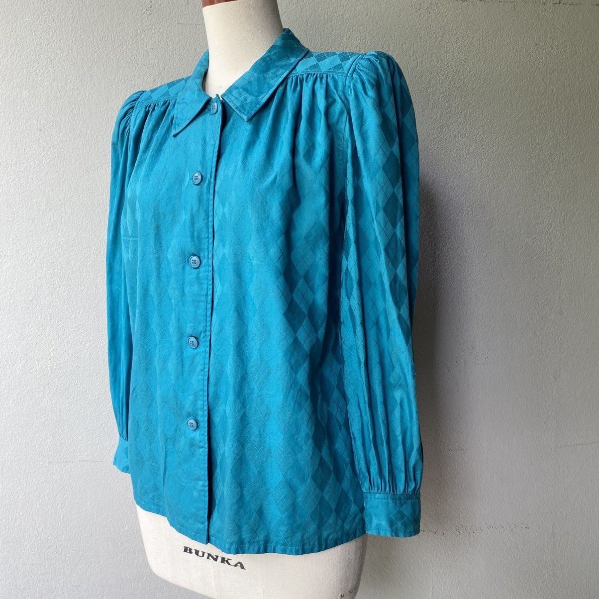 Givenchy Givenchy Life Diamond-Textured Puff Sleeve Blouse Size M / US 6-8 / IT 42-44 - 14 Thumbnail
