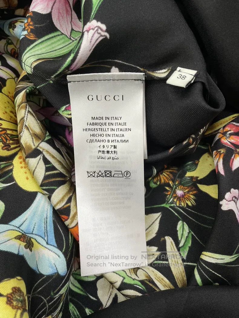 Gucci Gucci Silk floral printed shirt Size XS / US 0-2 / IT 36-38 - 5 Thumbnail