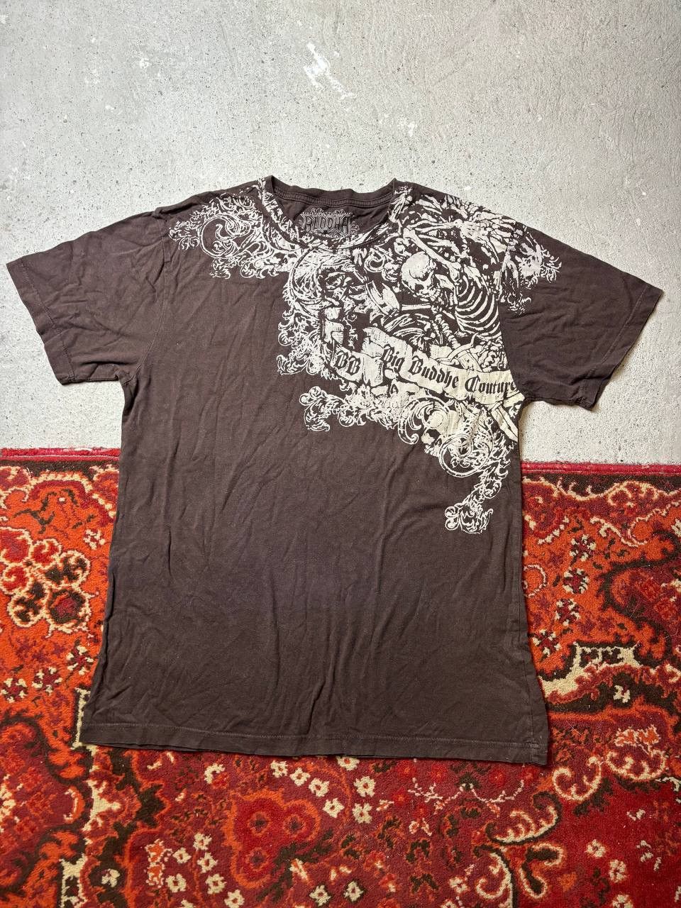Vintage Vintage Y2K Buddha Tribal Gothic Logo Opium T shirt Size US XL / EU 56 / 4 - 1 Thumbnail