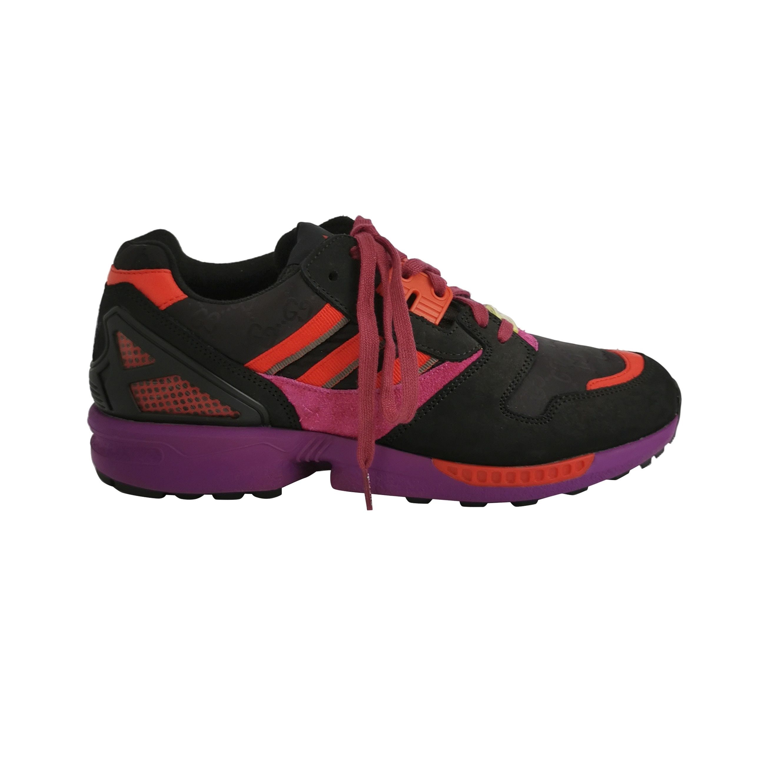 Gucci Gucci x Adidas Multi-Color Suede ZX8000 Sneakers 39.5 Size US 6 / EU 39 - 1 Thumbnail