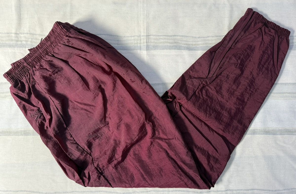 Reebok Vintage 1990s Reebok Warmup Full Tracksuit Maroon Size L Size US L / EU 52-54 / 3 - 12 Thumbnail