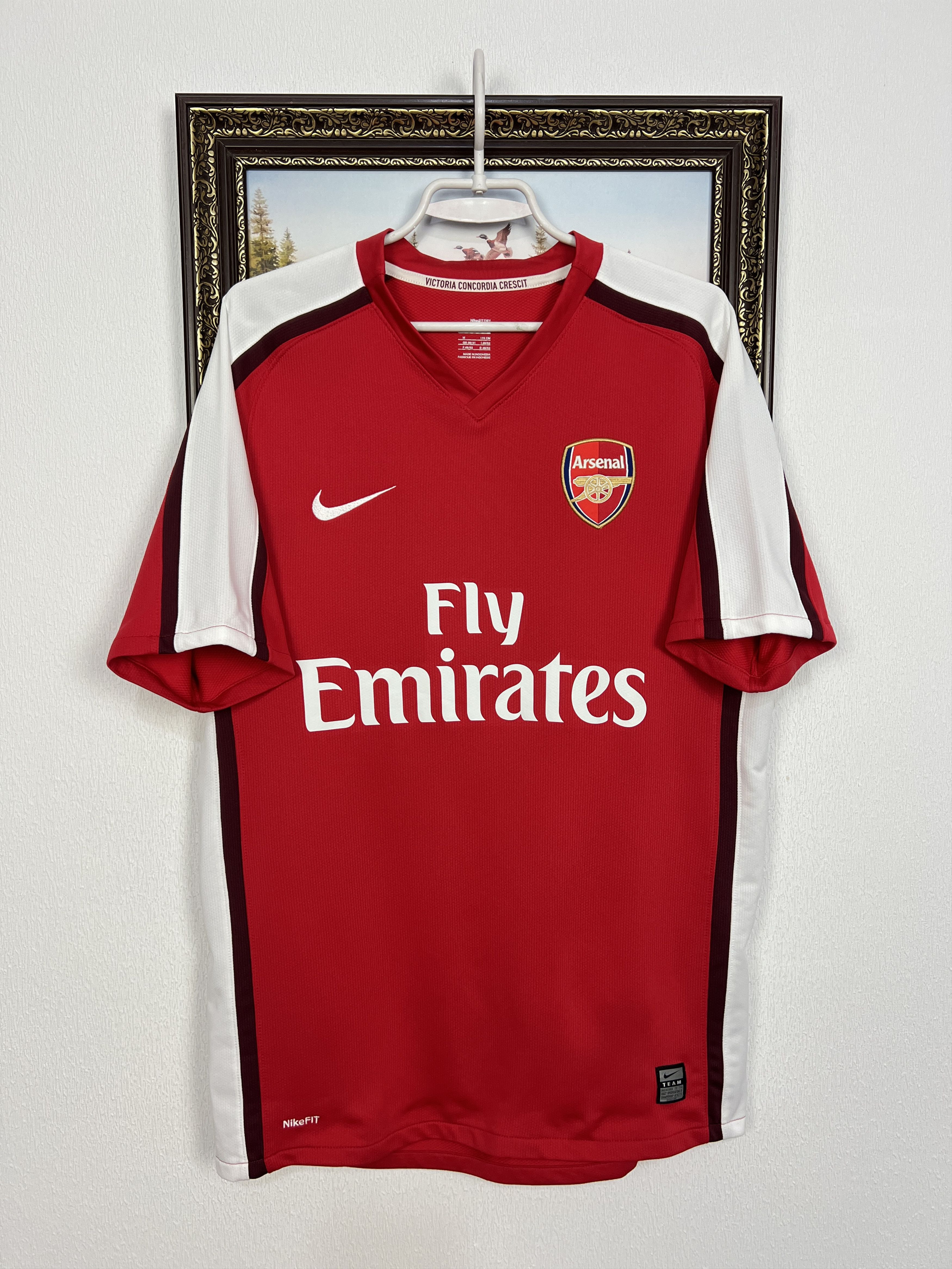 Nike Arsenal Home football shirt 2008 Soccer Nike Jersey Trikot Size US M / EU 48-50 / 2 - 1 Thumbnail