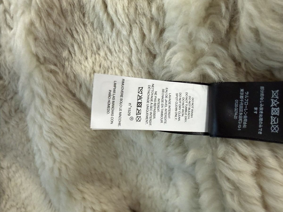 RRL Ralph Lauren Shearling Coat Cream Size US M / EU 48-50 / 2 - 16 Thumbnail