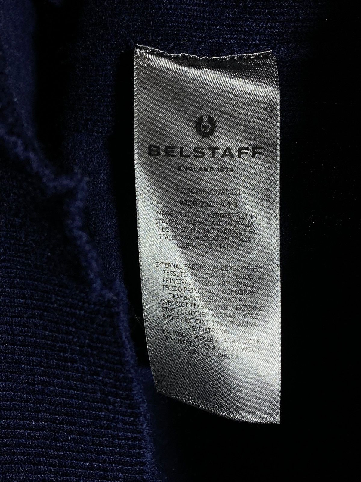 Belstaff Belstaff Wool Sweater Navy Blue Men’s Size US S / EU 44-46 / 1 - 16 Thumbnail