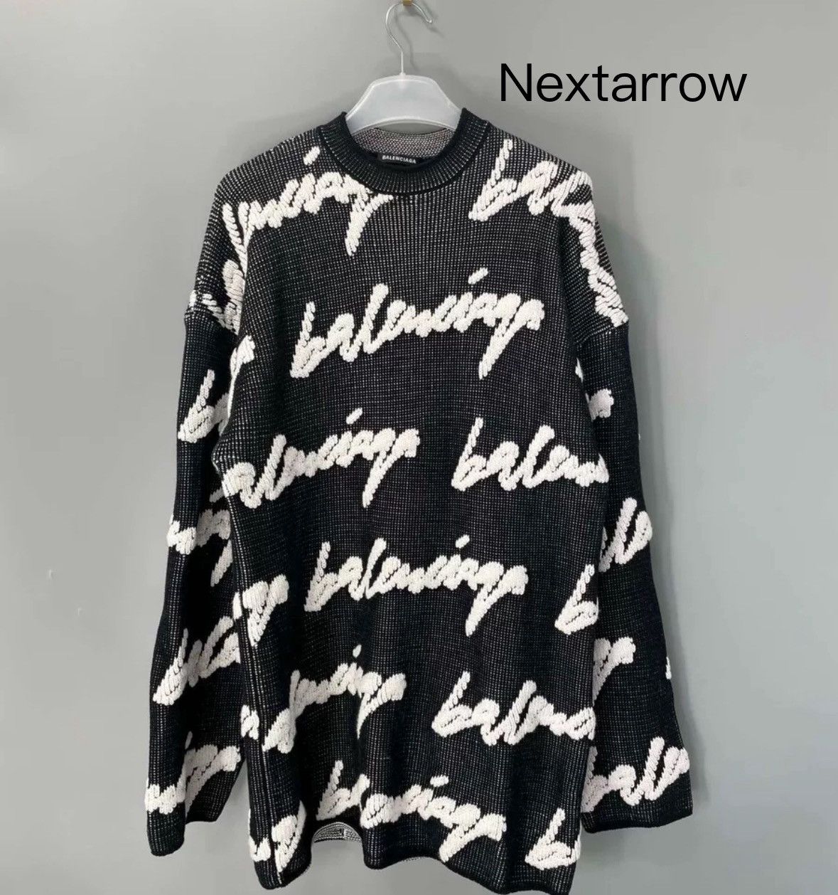 Balenciaga relief sweater2412-Nextarrow