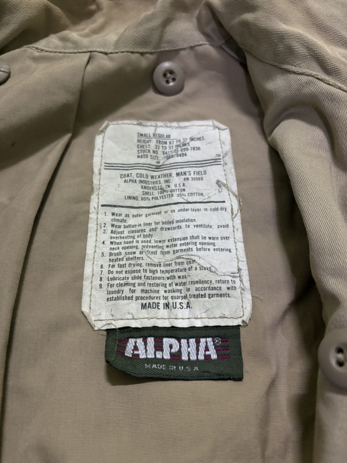 Alpha Industries Alpha Industries Field Military Jacket Size US S / EU 44-46 / 1 - 15 Thumbnail