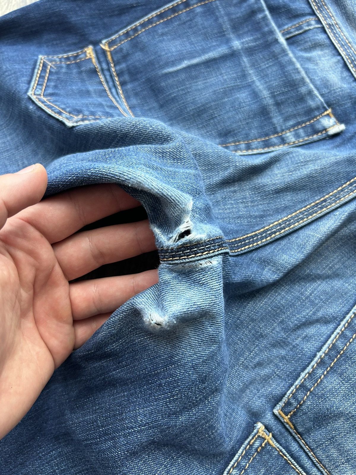 Japanese Brand × Takeshy Kurosawa Takeshy Kurosawa distressed denim jeans mens Japanese style Size US 34 / EU 50 - 7 Thumbnail