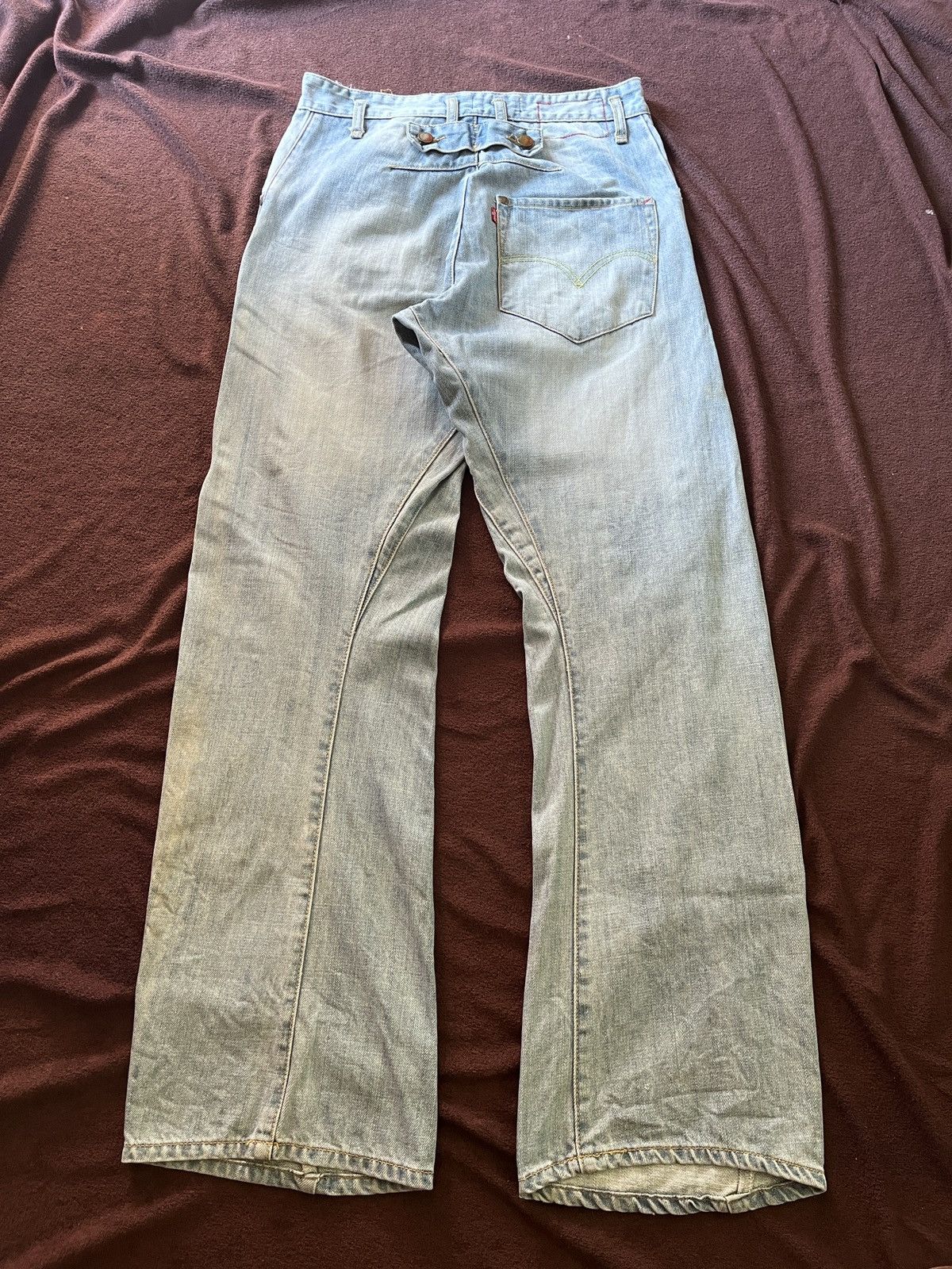Levi's Vintage Clothing Levis Engineered Jeans Sunfeded 90s Size US 30 / EU 46 - 1 Thumbnail