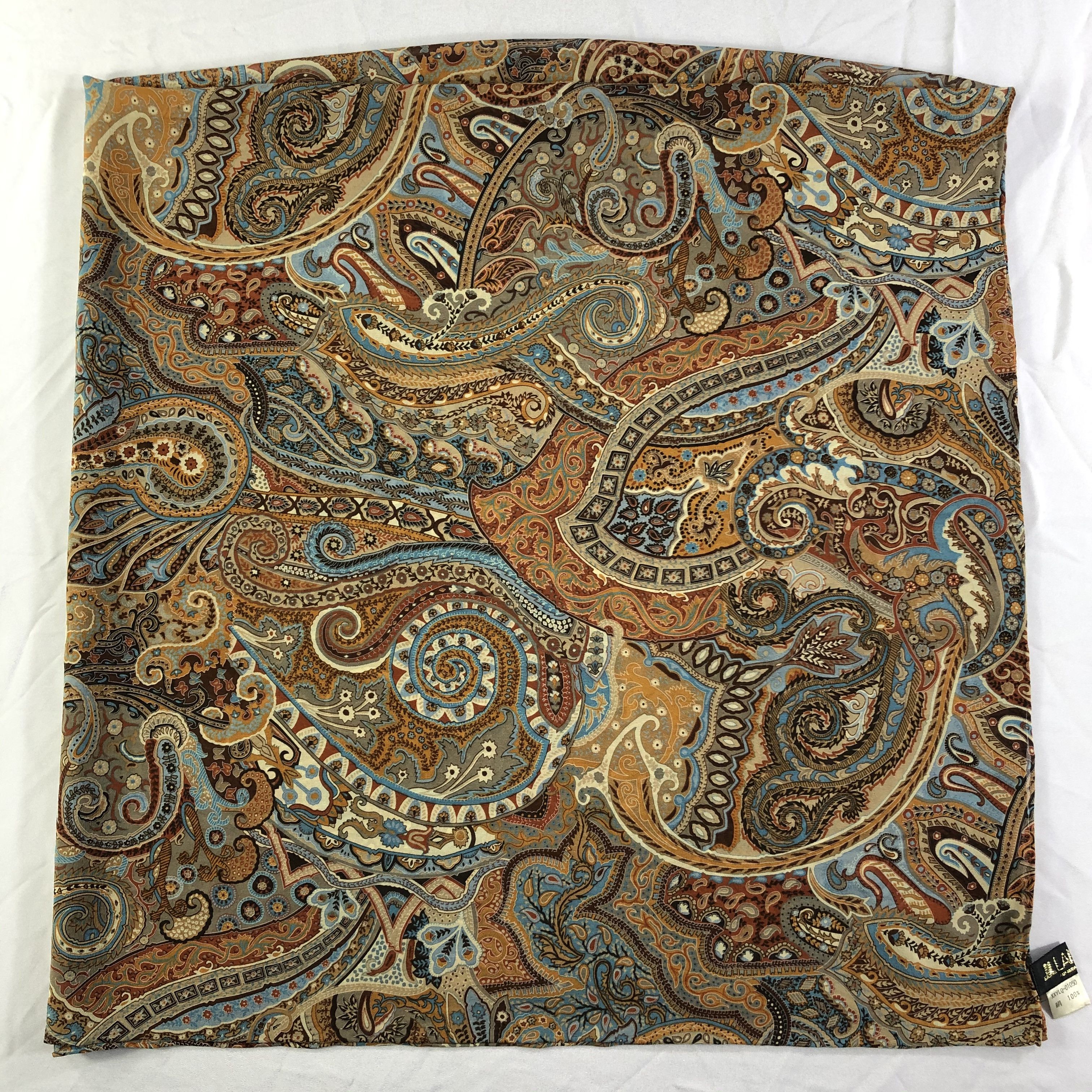 Lui di Lancetti × Vintage Vintage Lui De Lancetti Silk Scarf Size ONE SIZE - 2 Thumbnail