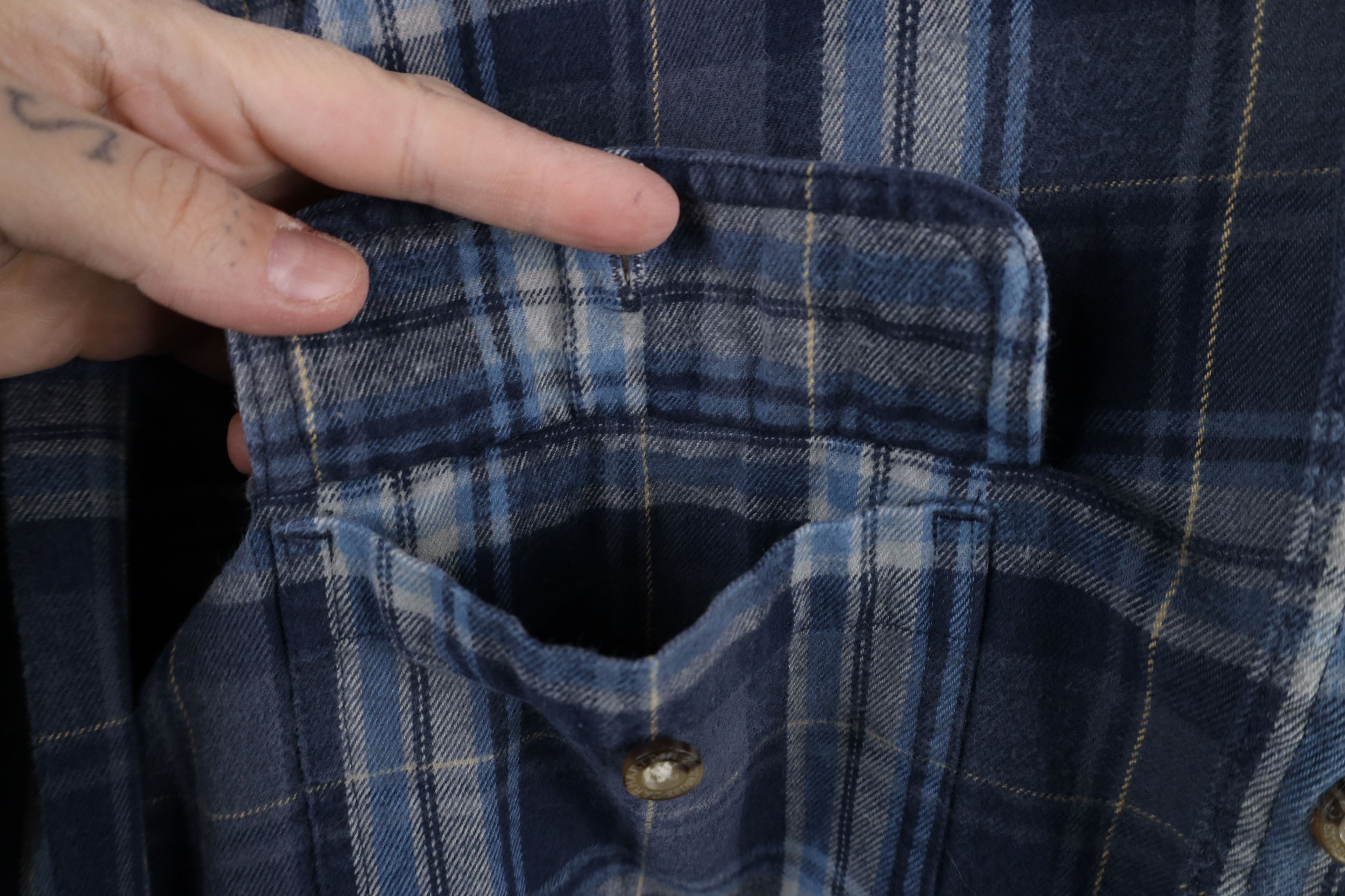 Carhartt × Vintage Vintage Carhartt Heavyweight Button Shirt Plaid Cotton Size US M / EU 48-50 / 2 - 5 Thumbnail