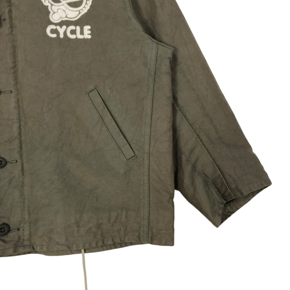 Hysteric Glamour Vintage Hysteric Glamour Canvas Jacket Sun Faded For Kids Size US S / EU 44-46 / 1 - 5 Thumbnail