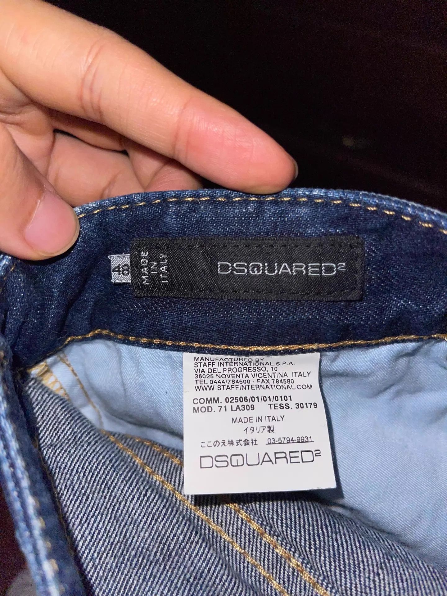 Dsquared2 D2 mid-rise slim blue denim jeans 48 new with tags Size US 32 / EU 48 - 8 Thumbnail
