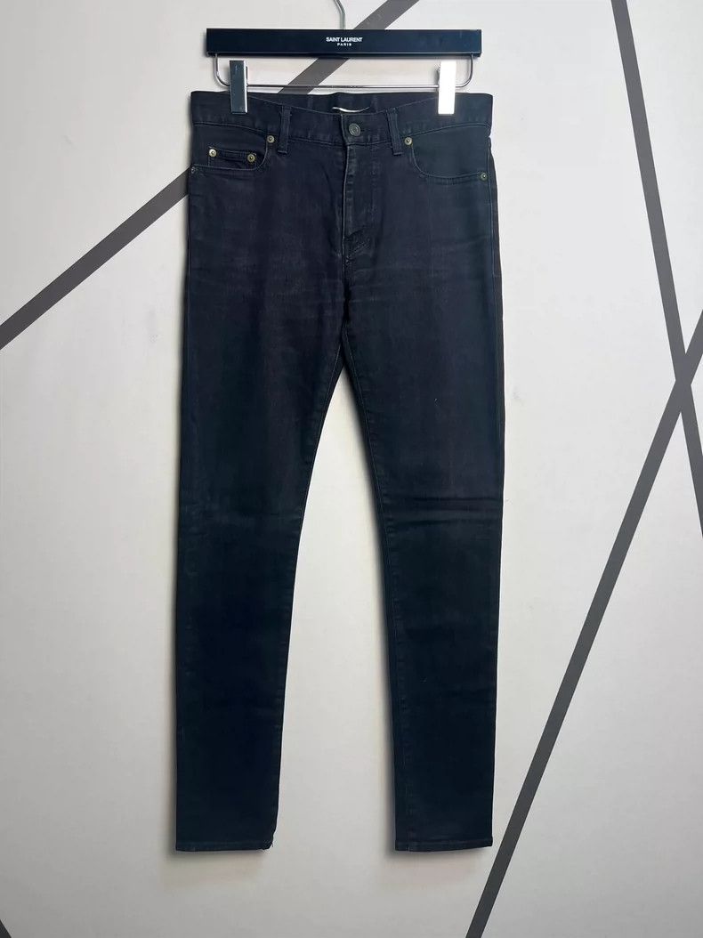 Saint Laurent Paris Saint Laurent Paris 15 Fall/Winter Black Basic Jeans Nextar Size US 30 / EU 46 - 1 Thumbnail