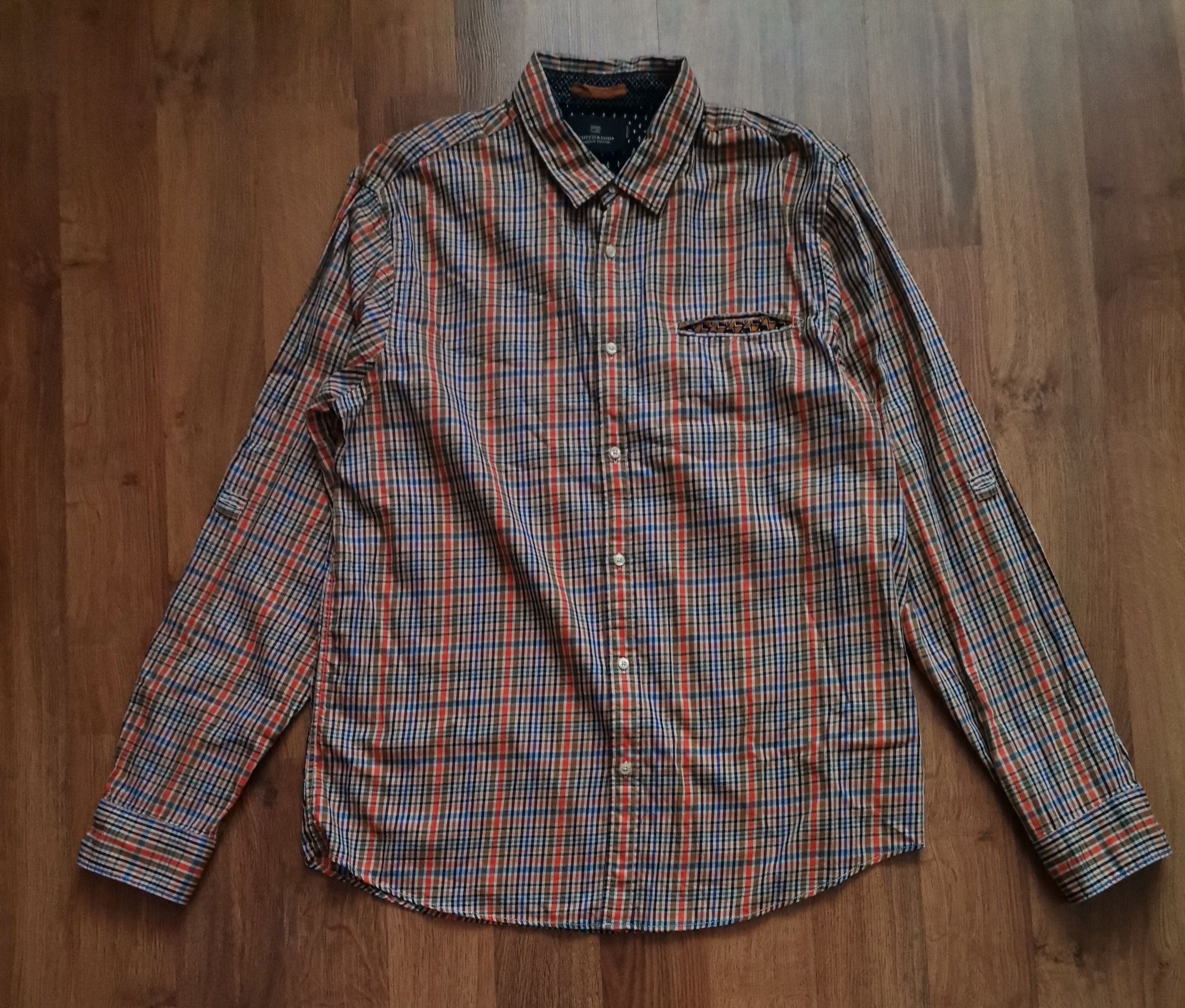 Scotch & Soda Scotch & Soda Checkered Shirt Size US XL / EU 56 / 4 - 1 Thumbnail