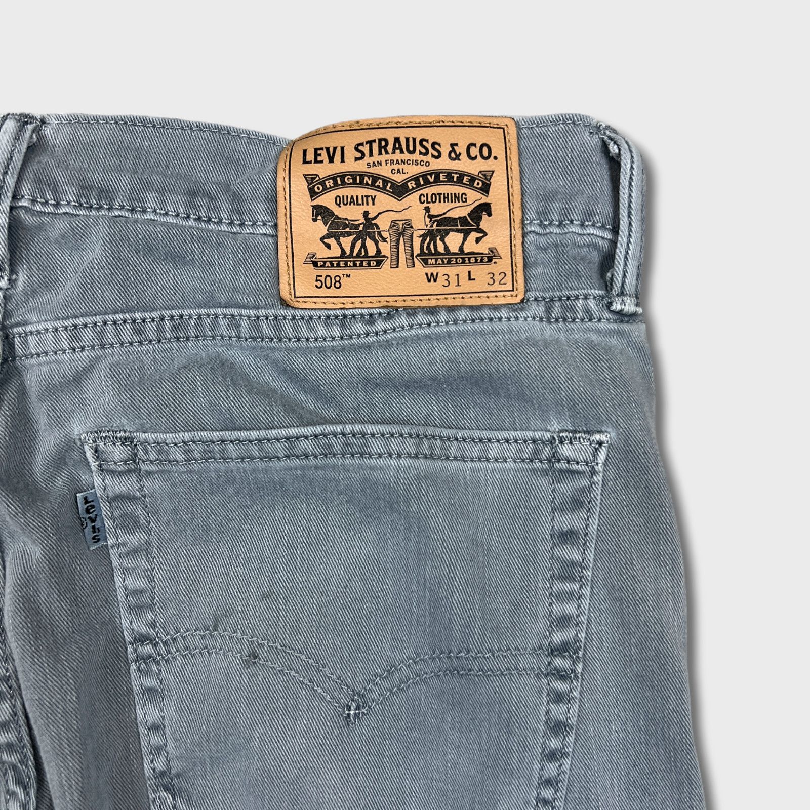 Levi's × Vintage Levi's 508 Jeans 31x30 Regular Taper Lightweight Denim Pants Size US 30 / EU 46 - 7 Thumbnail
