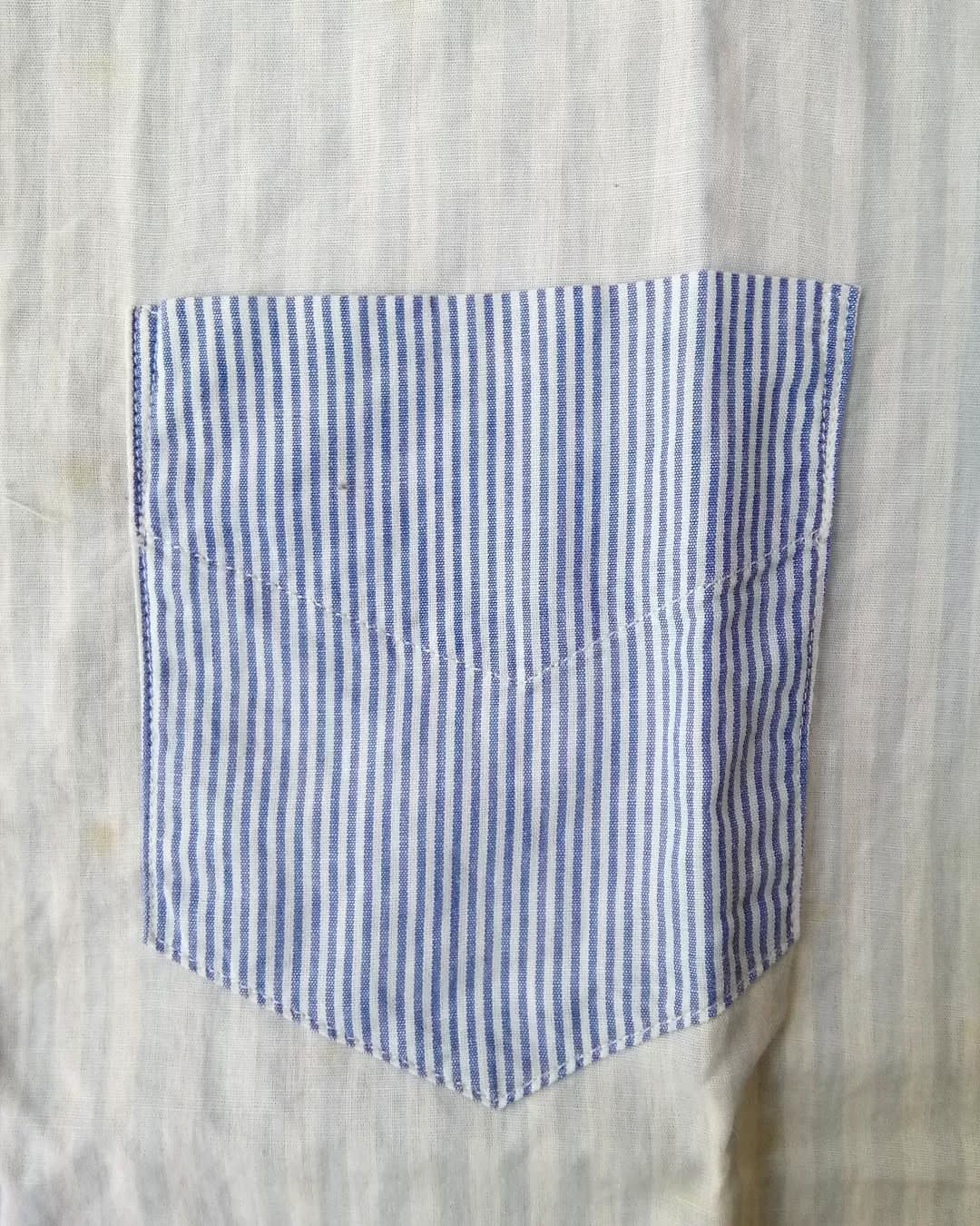 BEAUTY&YOUTH × Japanese Brand × United Arrows United Arrows Beauty & Youth Blue Pocket Shirt Size US S / EU 44-46 / 1 - 4 Thumbnail