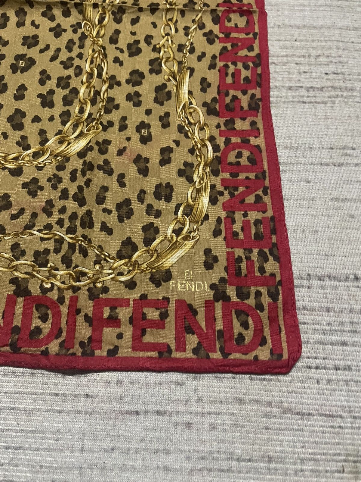 Fendi Vintage Fendi Handkerchief Bandana Size ONE SIZE - 3 Thumbnail