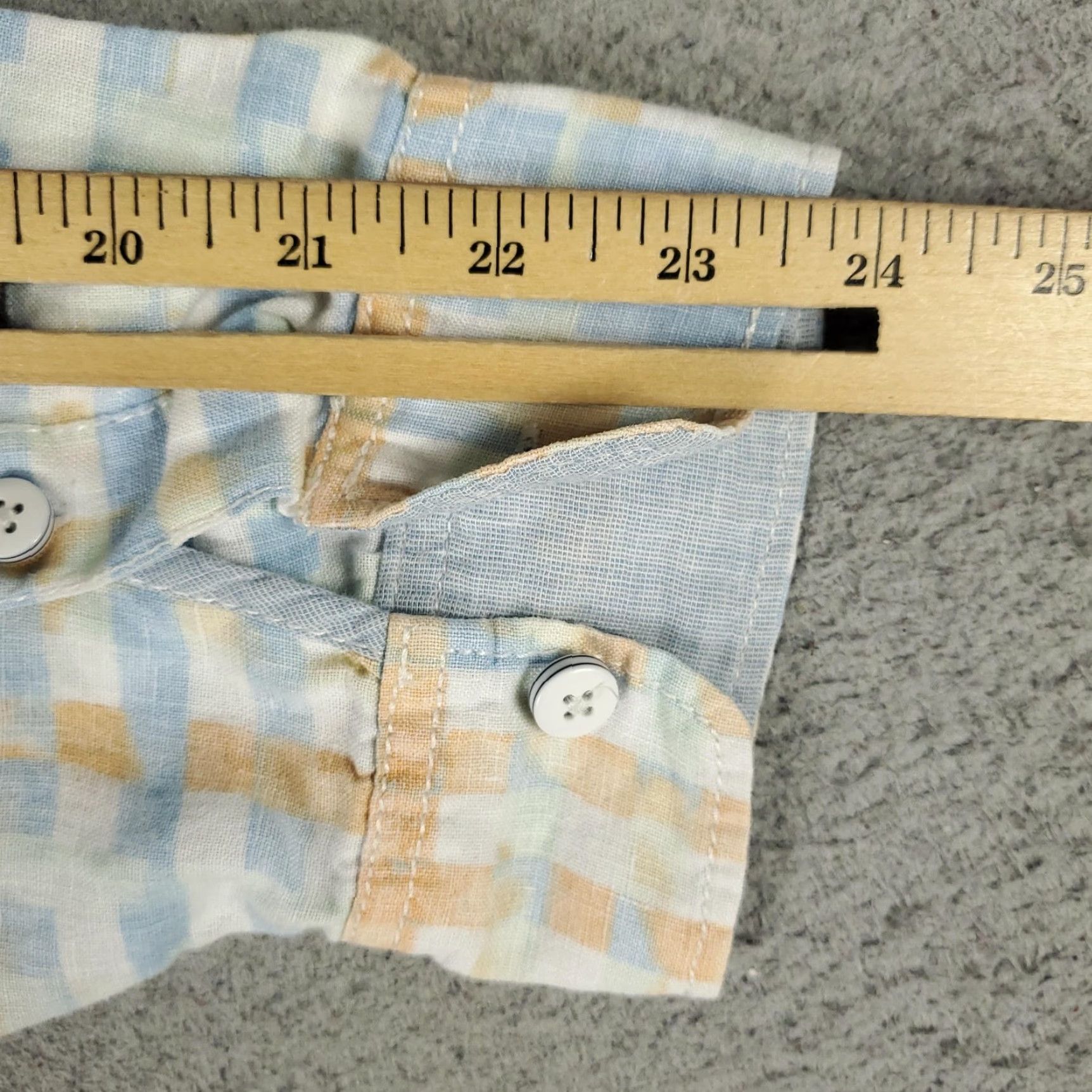 Tommy Bahama Tommy Bahama Shirt Mens Large Multicolor Plaid Linen Button-Up Beach Casual Mens Size US L / EU 52-54 / 3 - 6 Thumbnail
