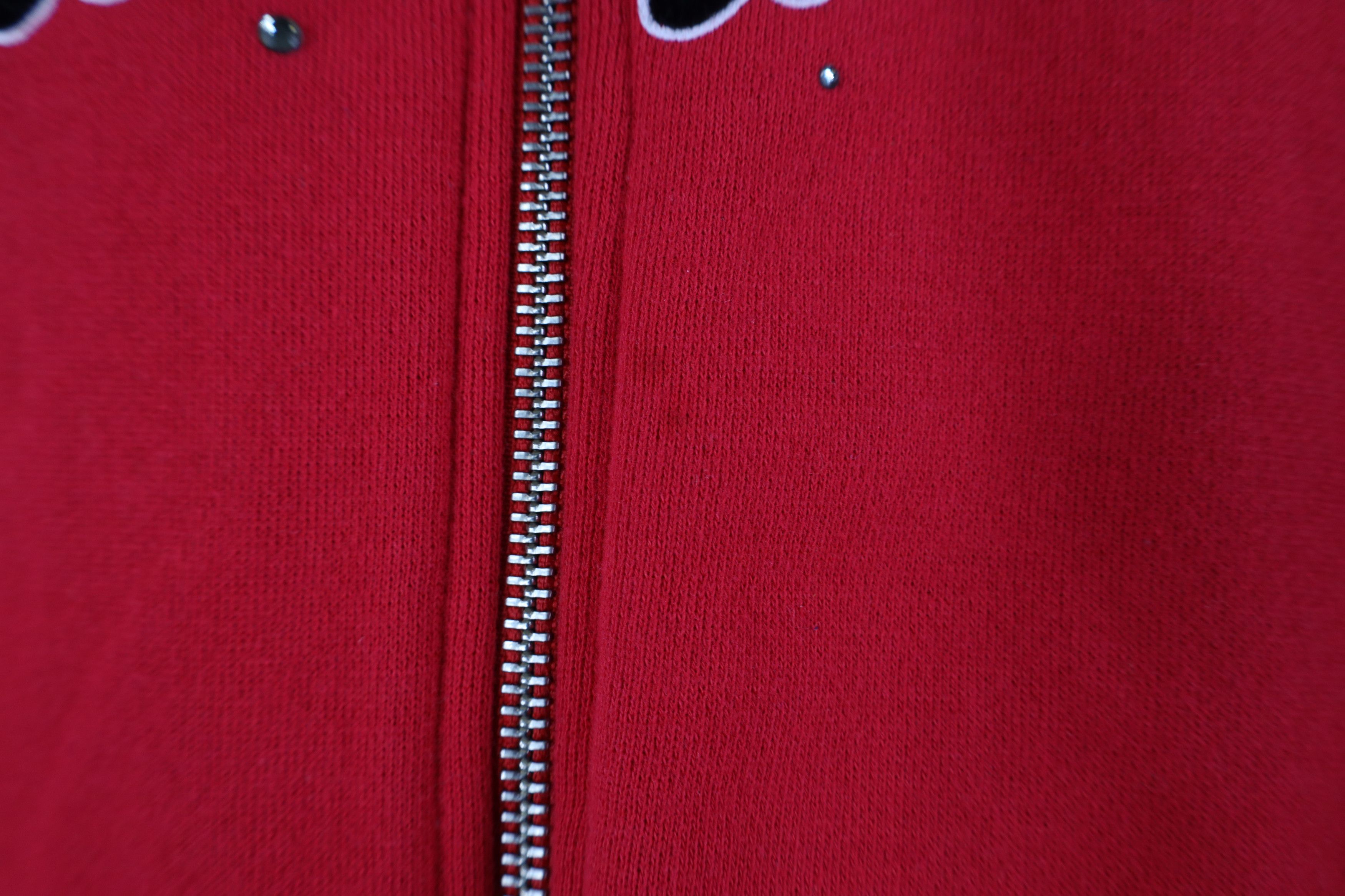 Harley Davidson Vintage Y2K Harley Davidson Rose Rhinestone Full Zip Hoodie Size L / US 10 / IT 46 - 7 Thumbnail