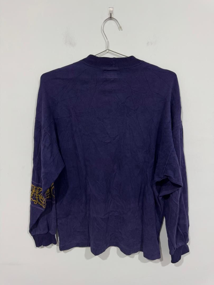 Versace × Versace Jeans Couture Vintage 80s Versace Jeans Couture Sweatshirt Size US L / EU 52-54 / 3 - 5 Thumbnail