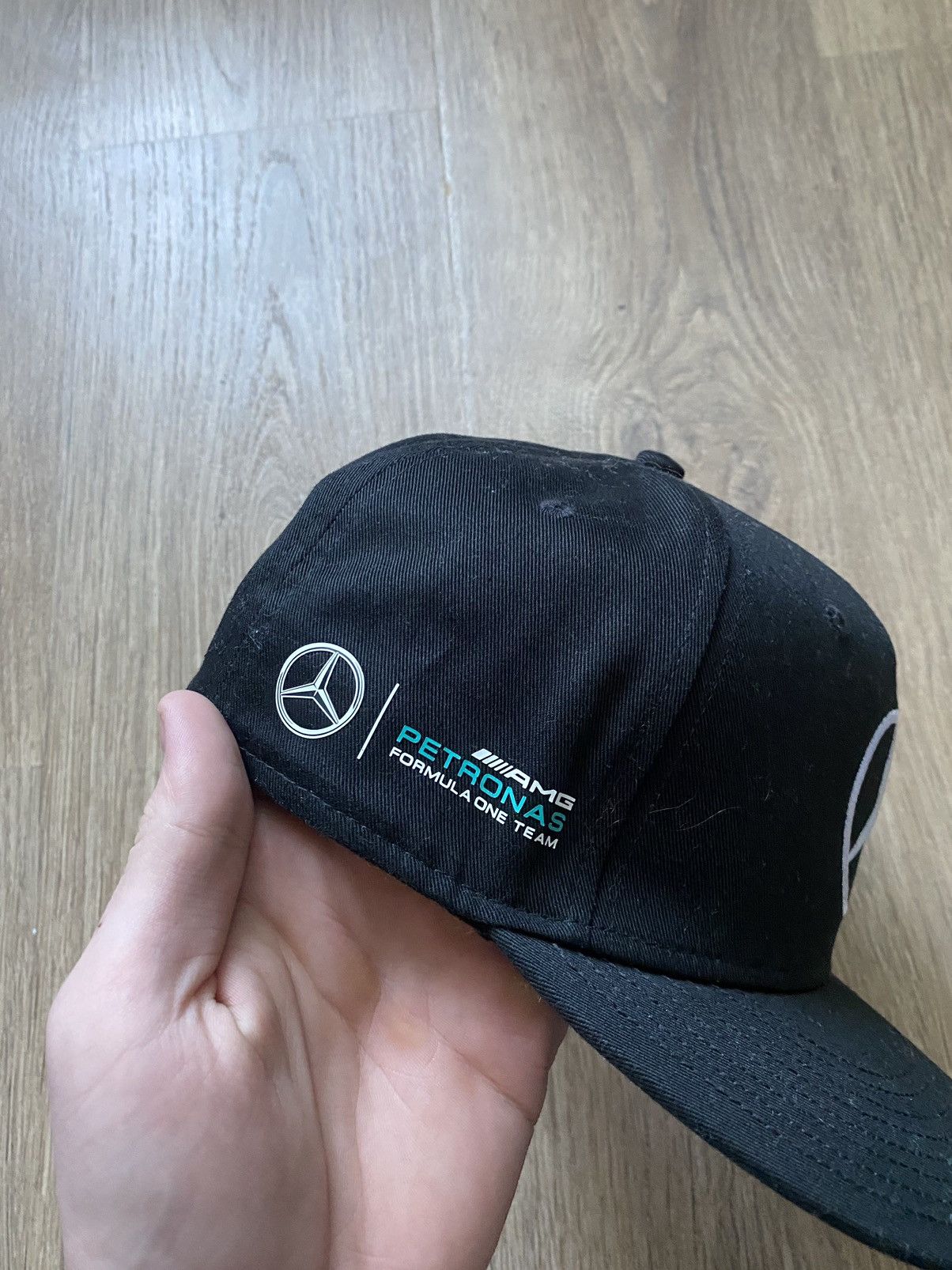 Mercedes-Benz × Vintage Mercedez Benz F1 Petronas Monster Energy Lewis Hamilton Cap Size ONE SIZE - 3 Thumbnail