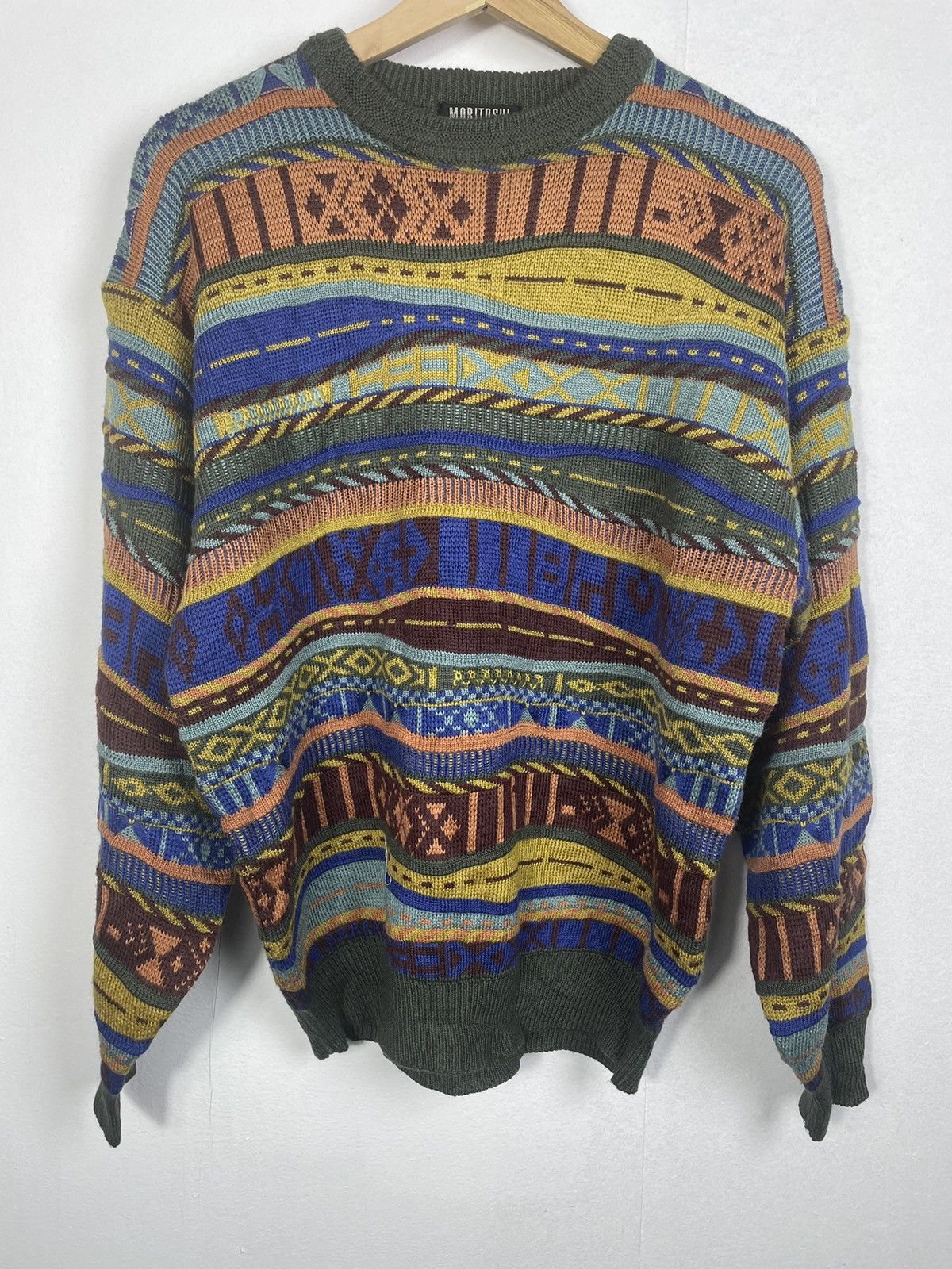 Vintage Japanese Designer with Coogi Inspired Size US L / EU 52-54 / 3 - 1 Thumbnail