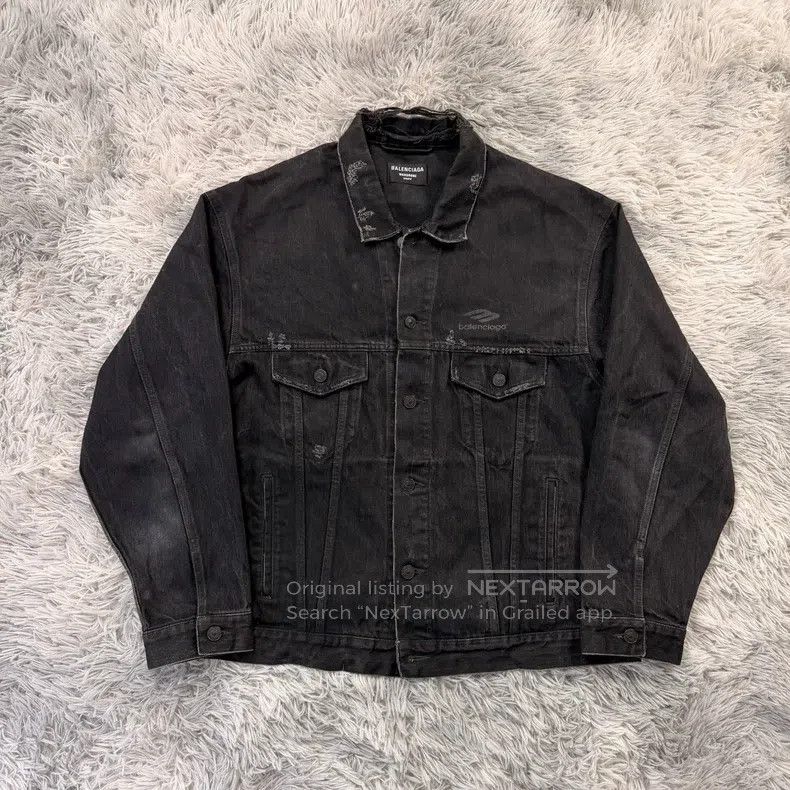Balenciaga Balenciaga Denim jacket Size US S / EU 44-46 / 1 - 1 Thumbnail