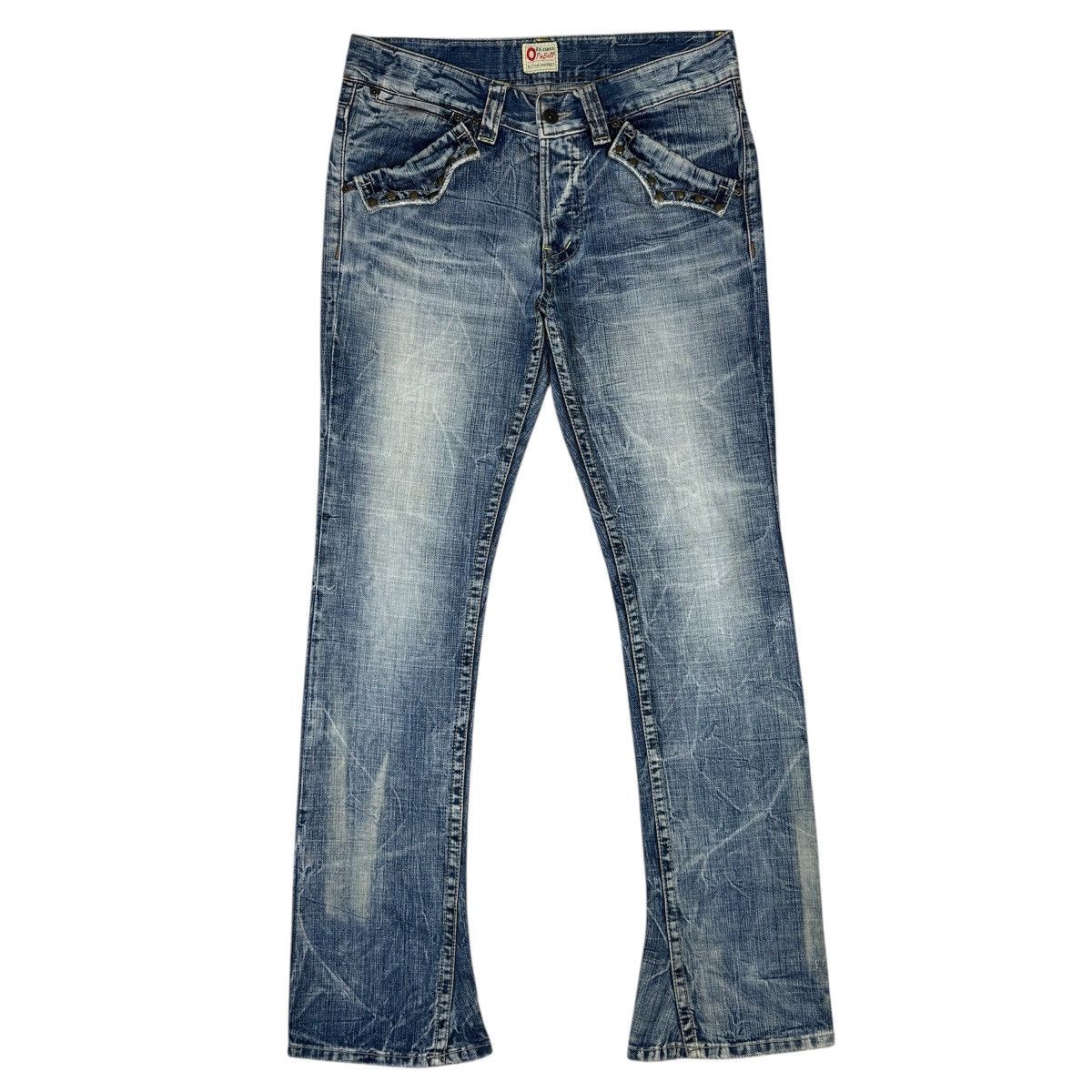 If Six Was Nine Twist Leg - 2000s Ozz-First Flared Jeans Size US 32 / EU 48 - 1 Thumbnail