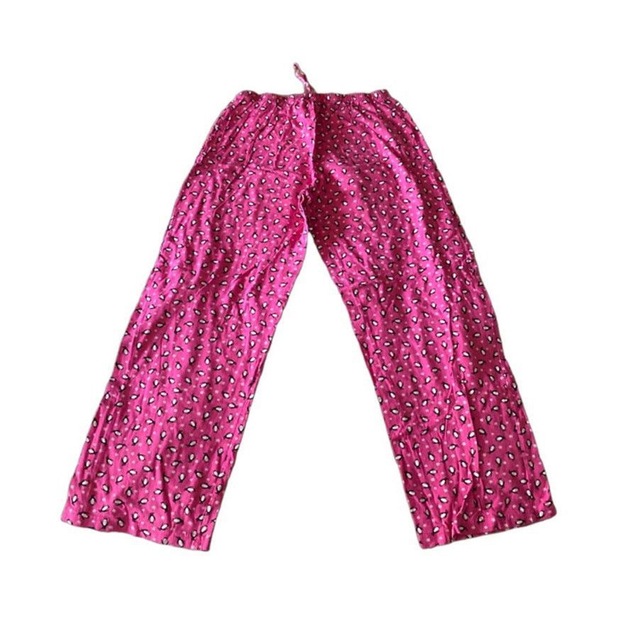 Other Cozy Pink Penguin Print Cotton Pajama Pants Sleepwear S Size ONE SIZE - 4 Thumbnail