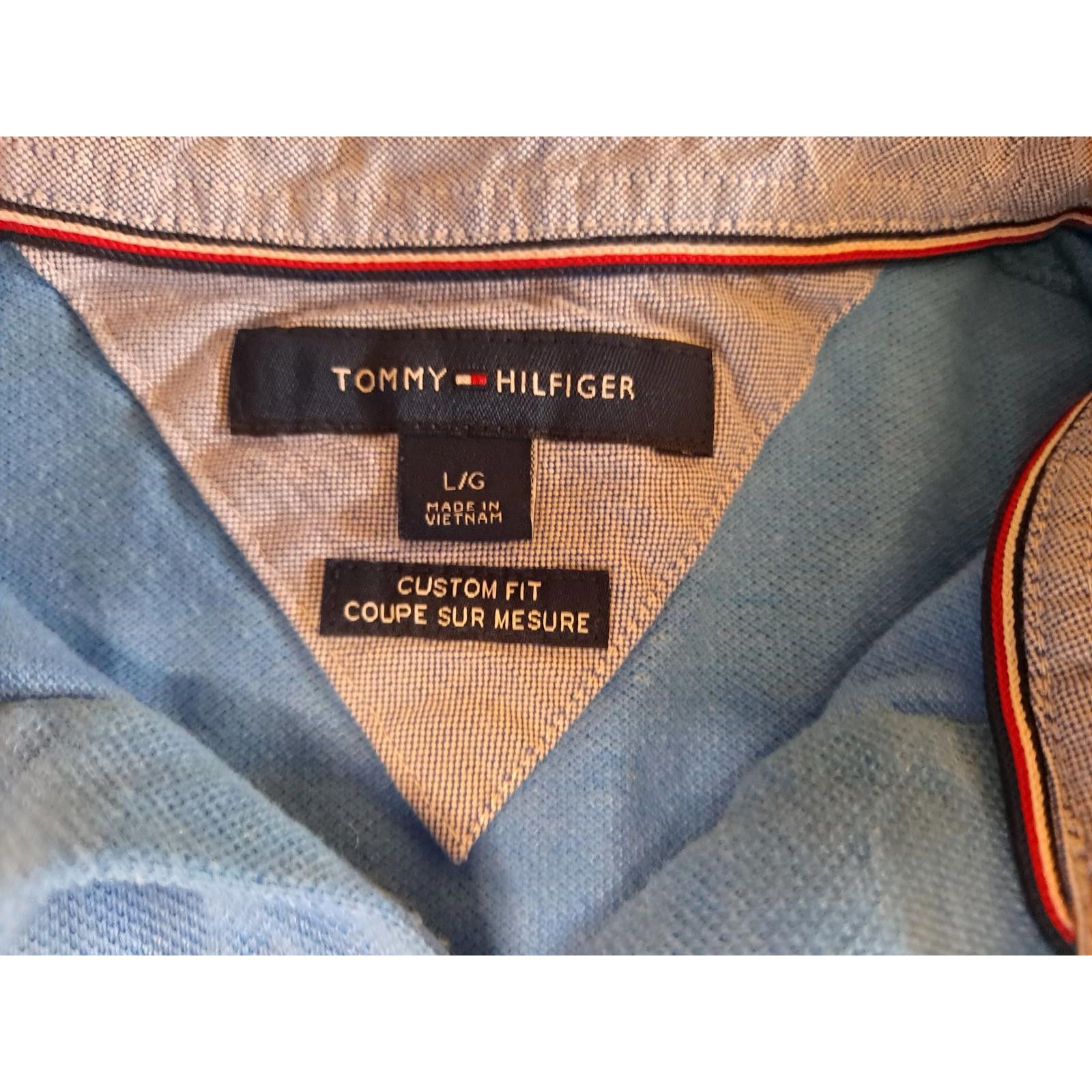 Tommy Hilfiger Tommy Hilfiger Custom Fit Polo With Embroidered Logo Size US L / EU 52-54 / 3 - 3 Thumbnail