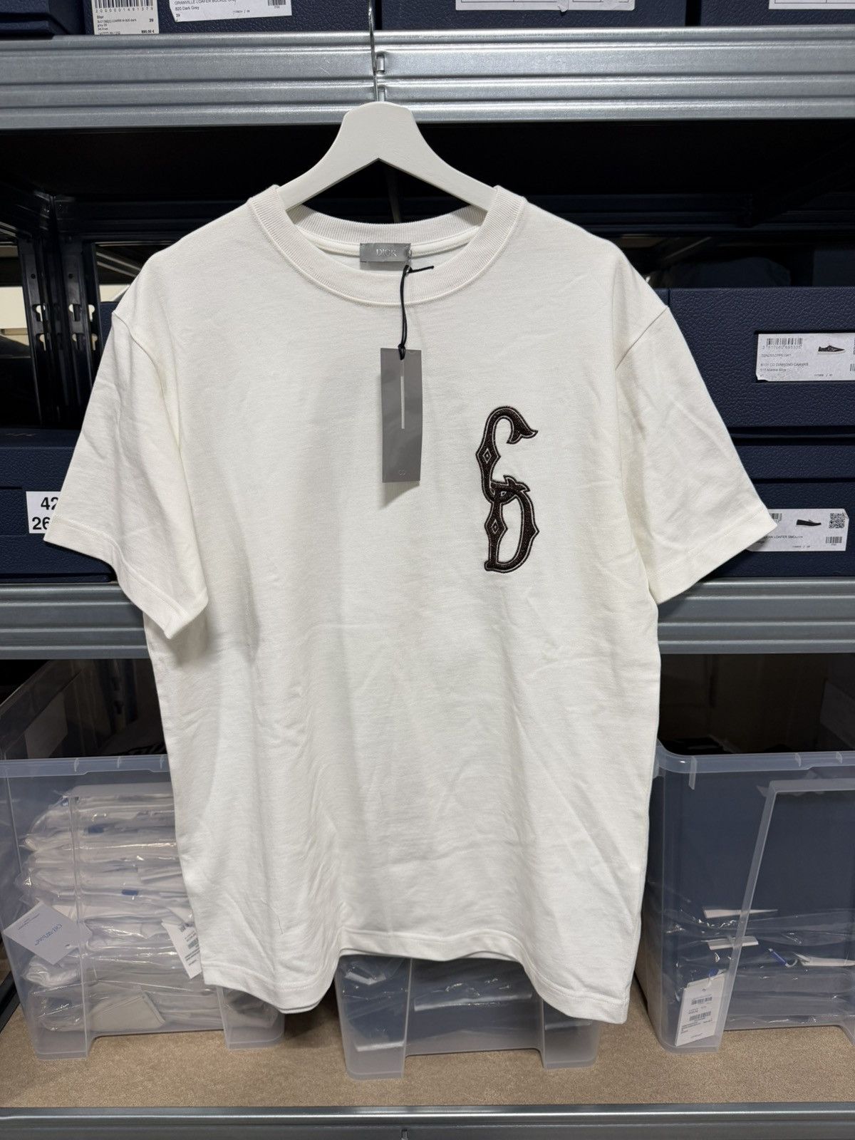 Dior Dior CD Embroidery T-Shirt NEW 1100$ Size US M / EU 48-50 / 2 - 1 Thumbnail