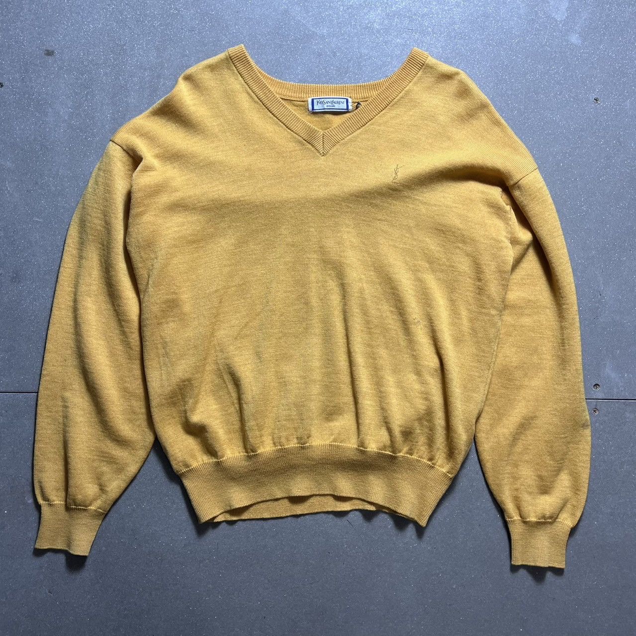 Vintage × Yves Saint Laurent Yves Saint Laurent Pullover Sweatshirt Size US L / EU 52-54 / 3 - 1 Thumbnail